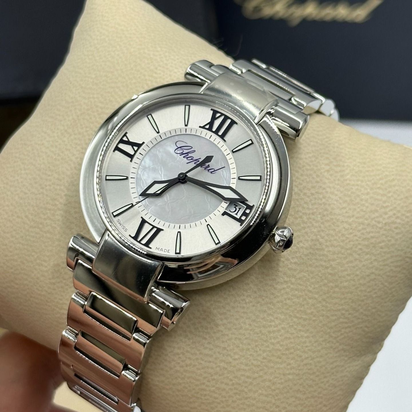 Chopard Imperiale 388531-3011 (2023) - Silver dial 40 mm Steel case (7/8)