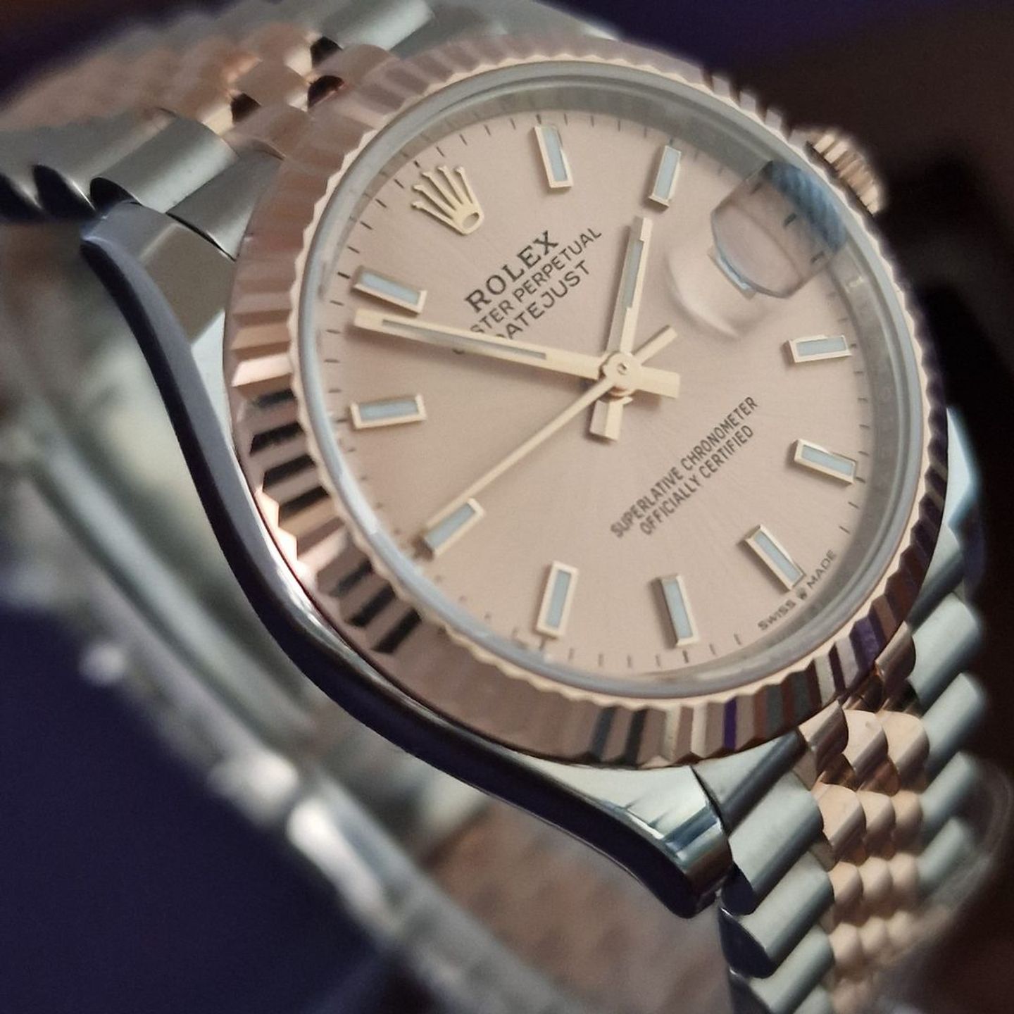 Rolex Datejust 31 278271 (2025) - Roze wijzerplaat 31mm Goud/Staal (2/4)