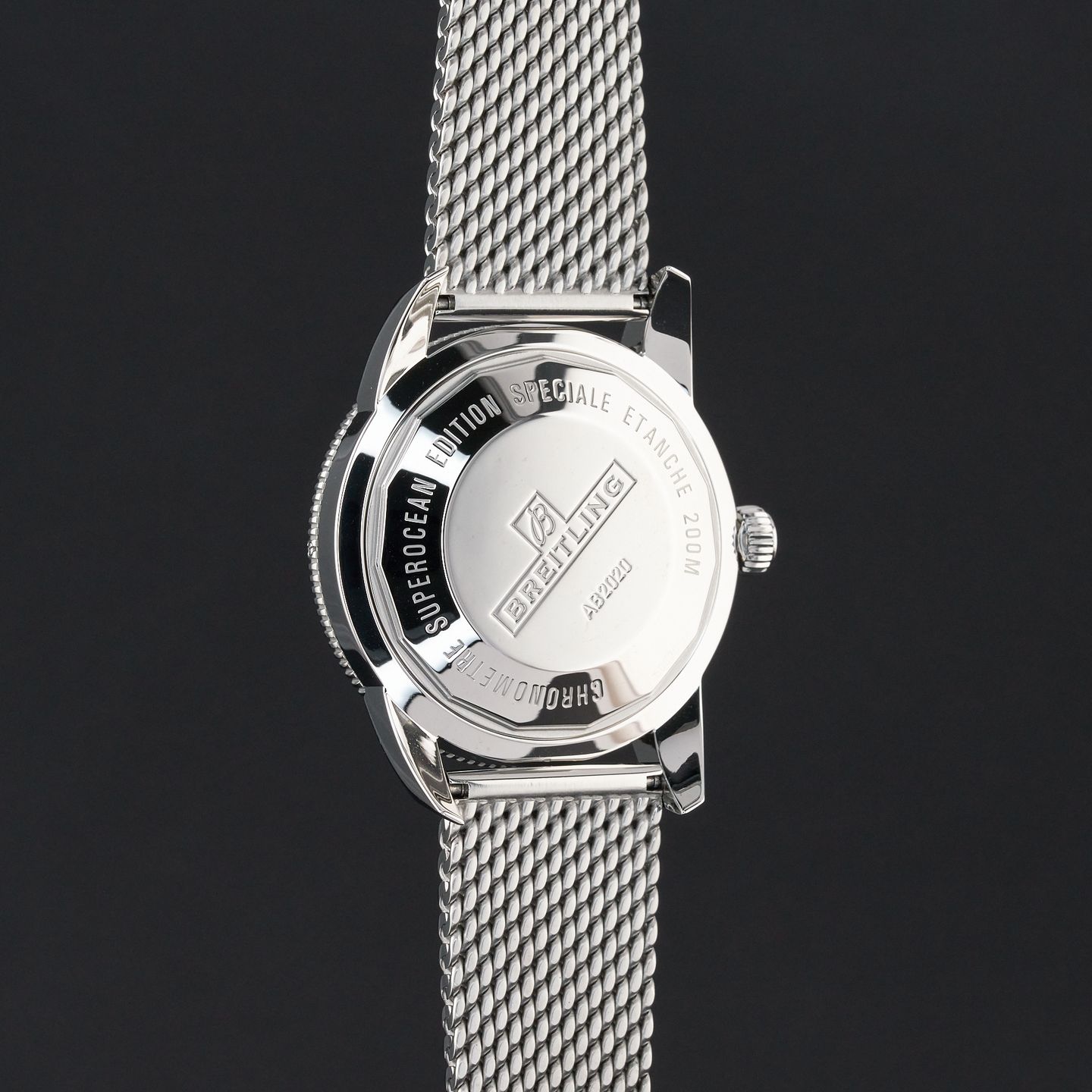 Breitling Superocean Heritage II 46 AB2020 (Unknown (random serial)) - Black dial 46 mm Steel case (8/8)