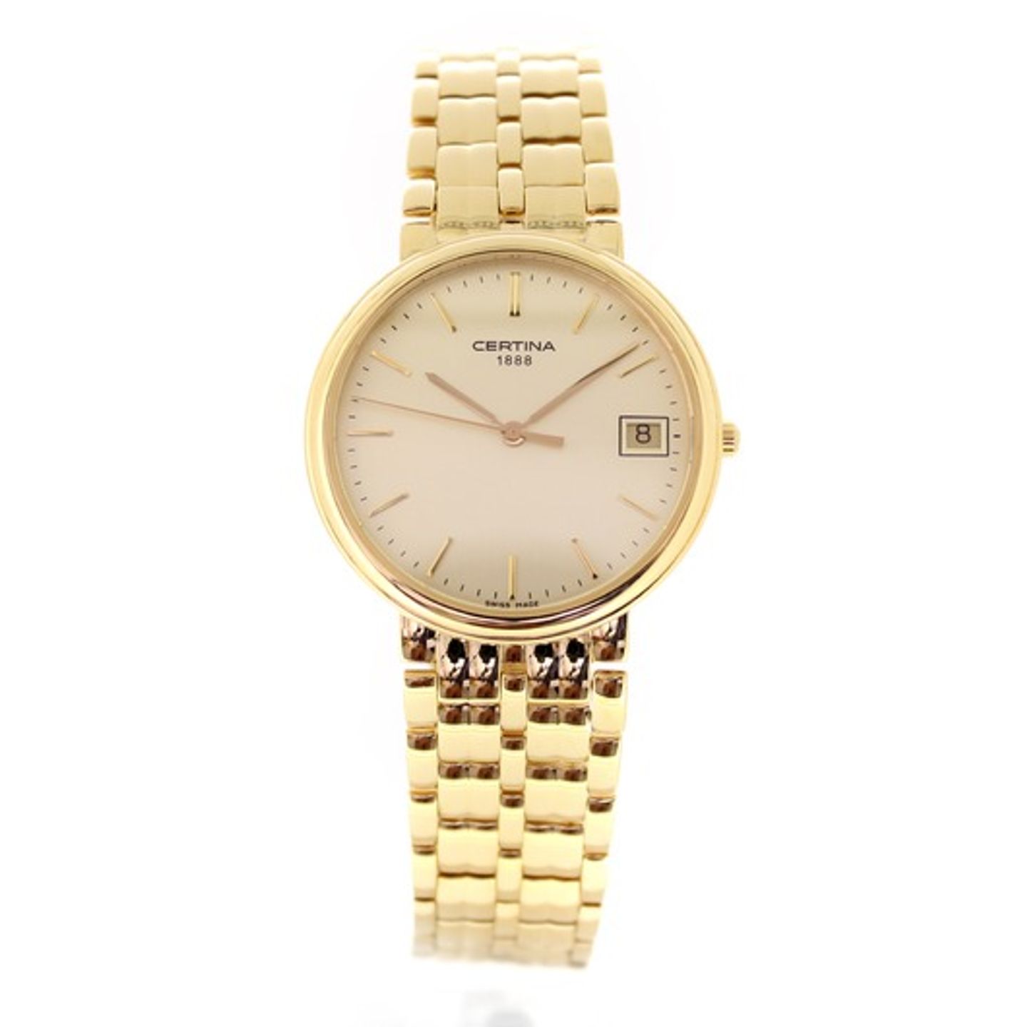 Certina Unknown 15891396800E (2006) - Gold dial 33 mm Yellow Gold case (2/6)