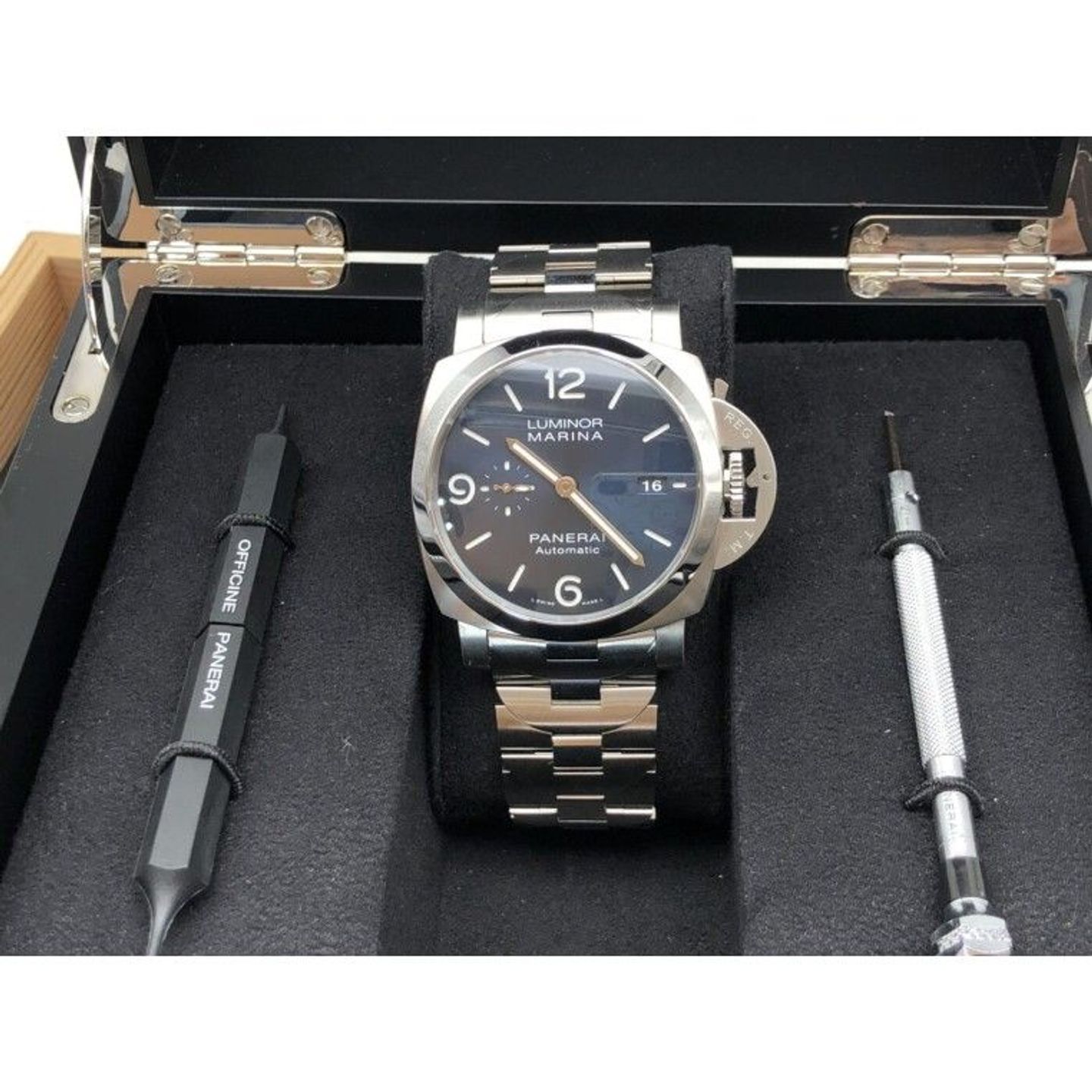 Panerai Luminor Marina PAM01316 (2023) - Blue dial 44 mm Steel case (2/8)