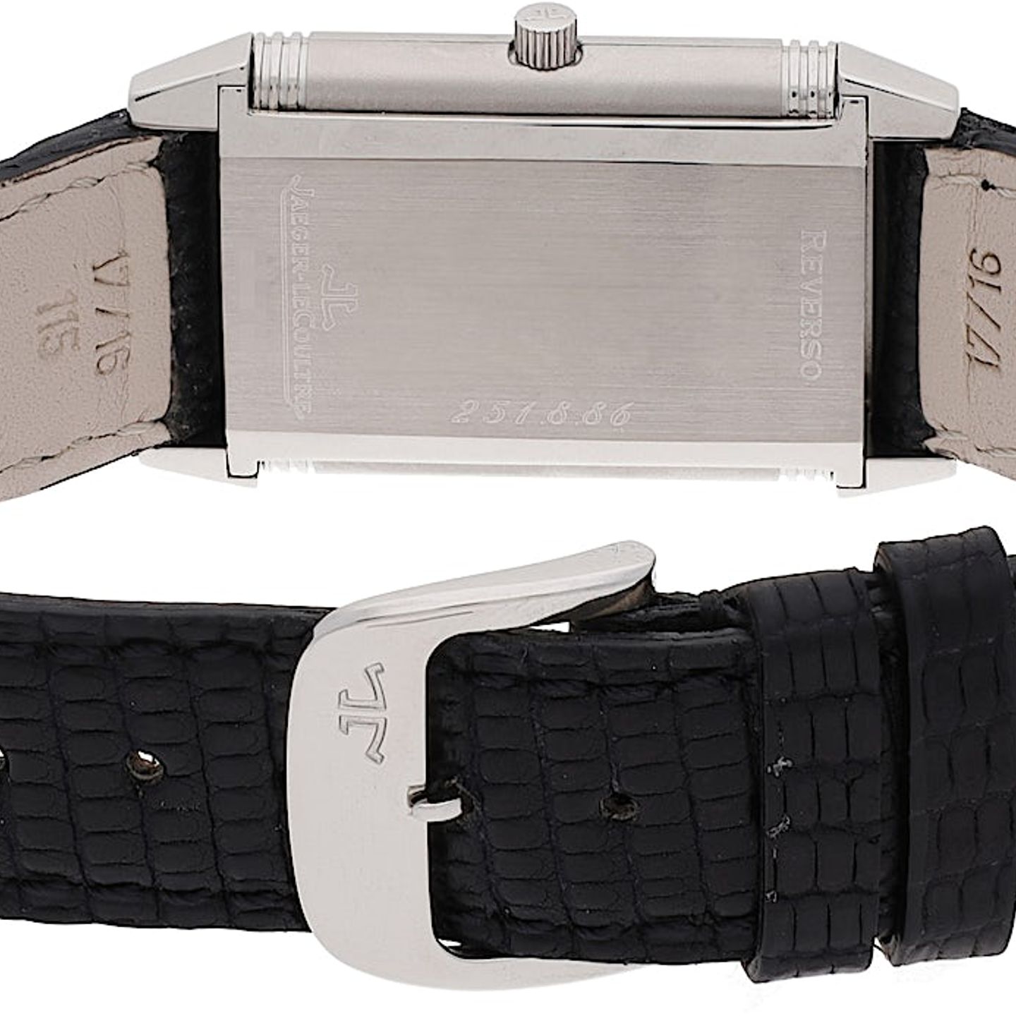 Jaeger-LeCoultre Reverso 251.8.86 (Unknown (random serial)) - Grey dial 23 mm Steel case (5/5)