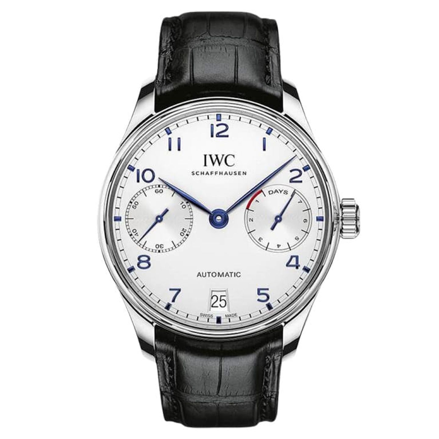 IWC Portuguese Automatic IW500705 (2023) - Zilver wijzerplaat 42mm Staal (1/1)