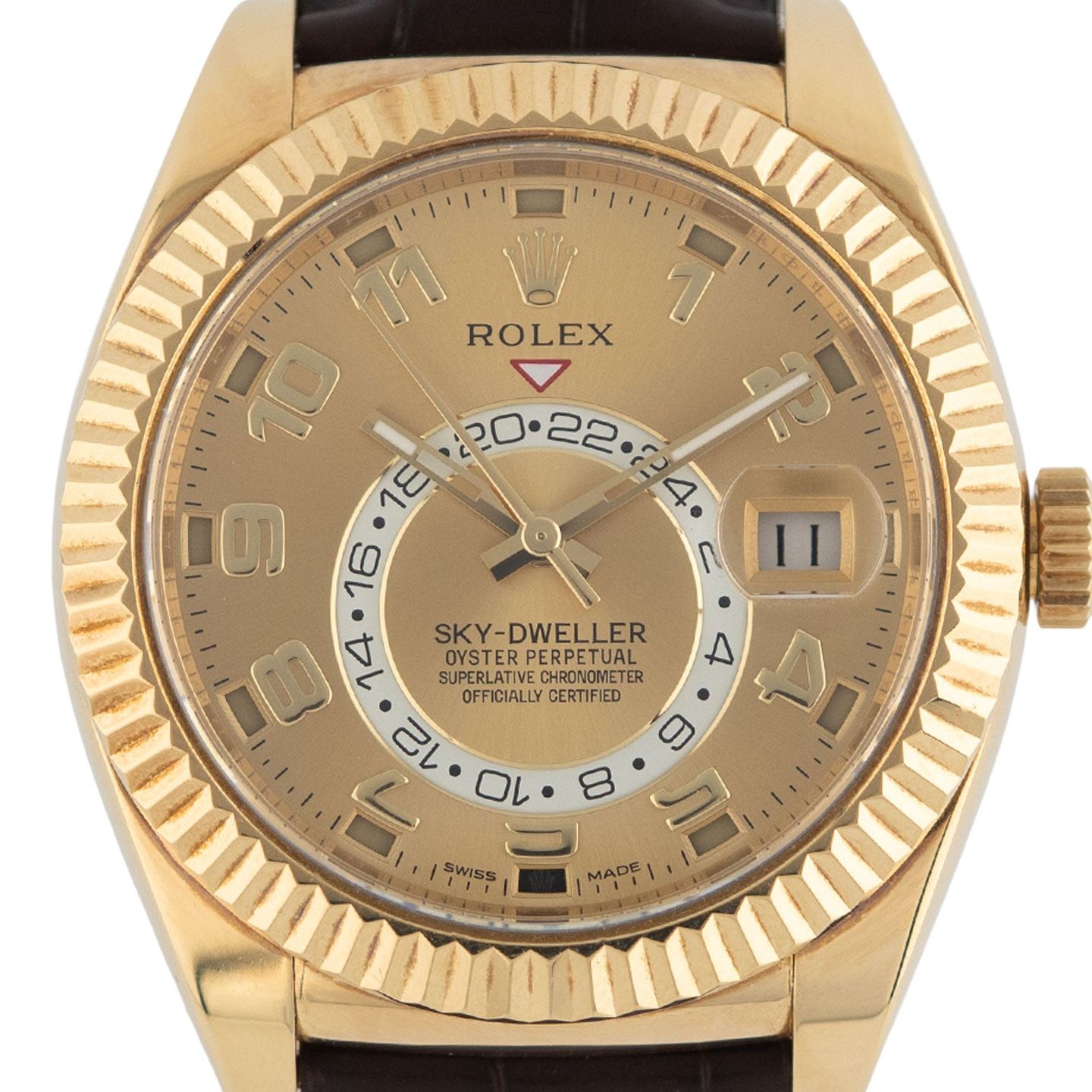 Rolex Sky-Dweller 326138 (2018) - 42mm Geelgoud (2/7)