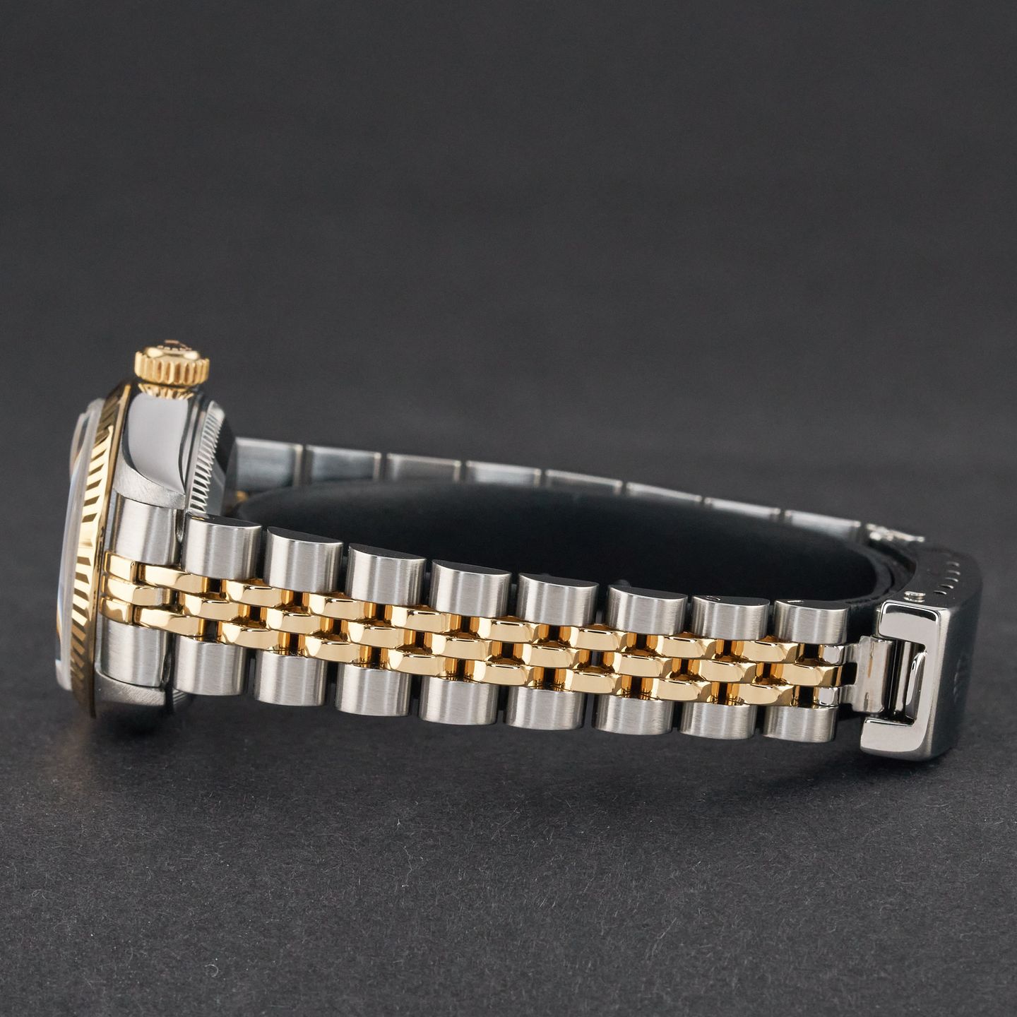 Rolex Lady-Datejust 79173 (2000) - Champagne wijzerplaat 26mm Goud/Staal (5/8)