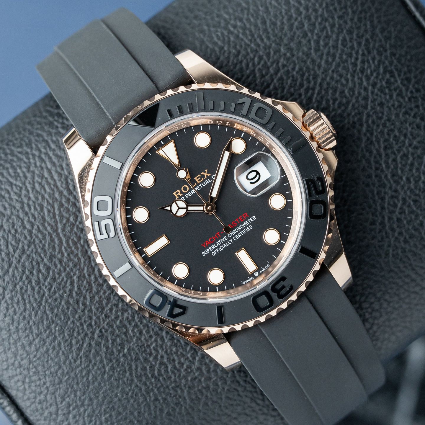 Rolex Yacht-Master 40 126655 (2022) - 40 mm Rose Gold case (2/8)