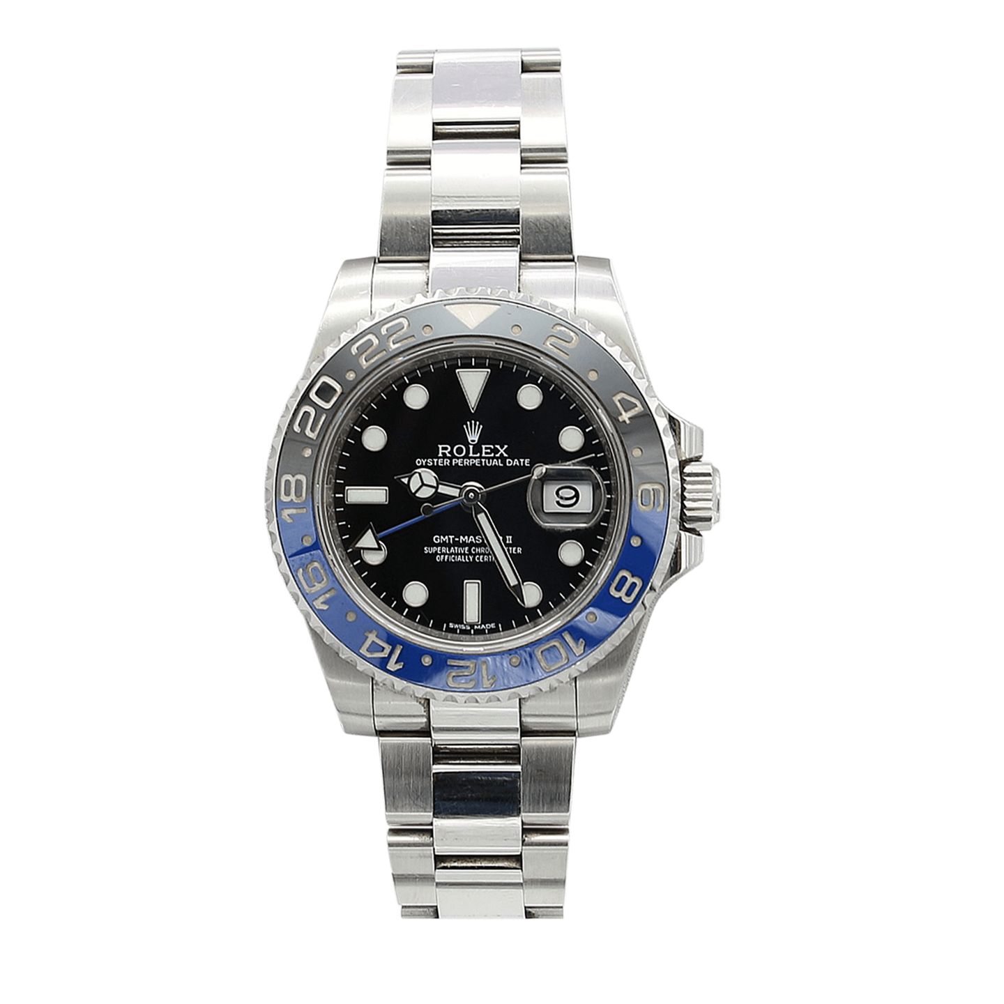 Rolex GMT-Master II 116710BLNR (Onbekend (willekeurig serienummer)) - Zwart wijzerplaat 40mm Staal (1/8)