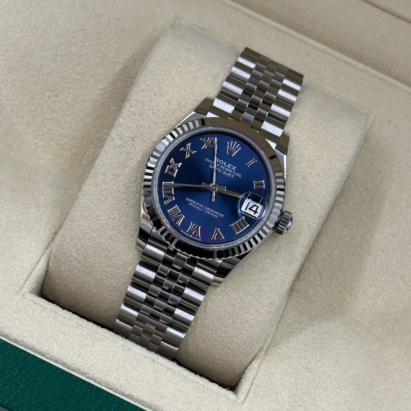 Rolex Datejust 31 278274 (2024) - Blauw wijzerplaat 31mm Staal (8/8)