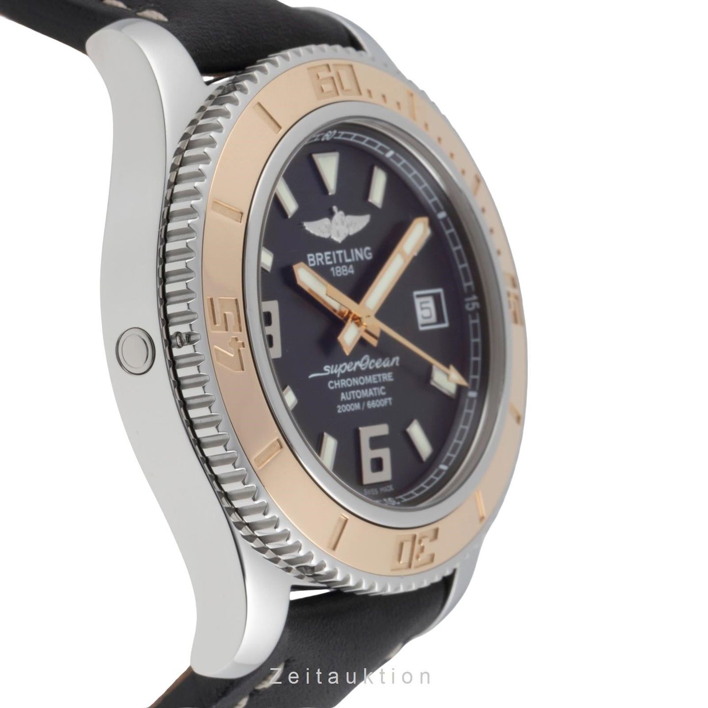 Breitling Superocean 44 C1739112/BA77 (Onbekend (willekeurig serienummer)) - Zwart wijzerplaat 44mm Goud/Staal (6/8)