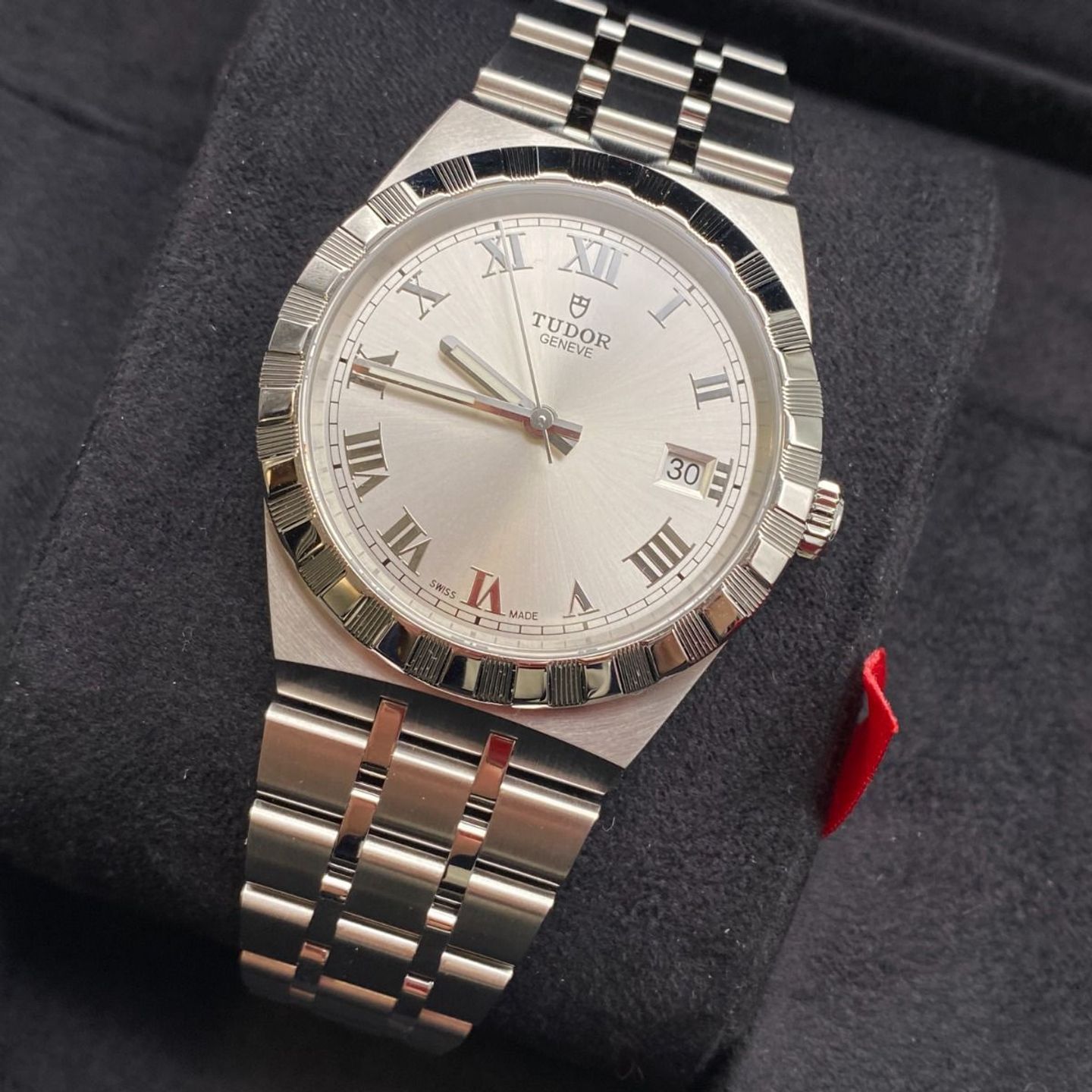 Tudor Royal 28500-0001 (2024) - Zilver wijzerplaat 38mm Staal (3/8)