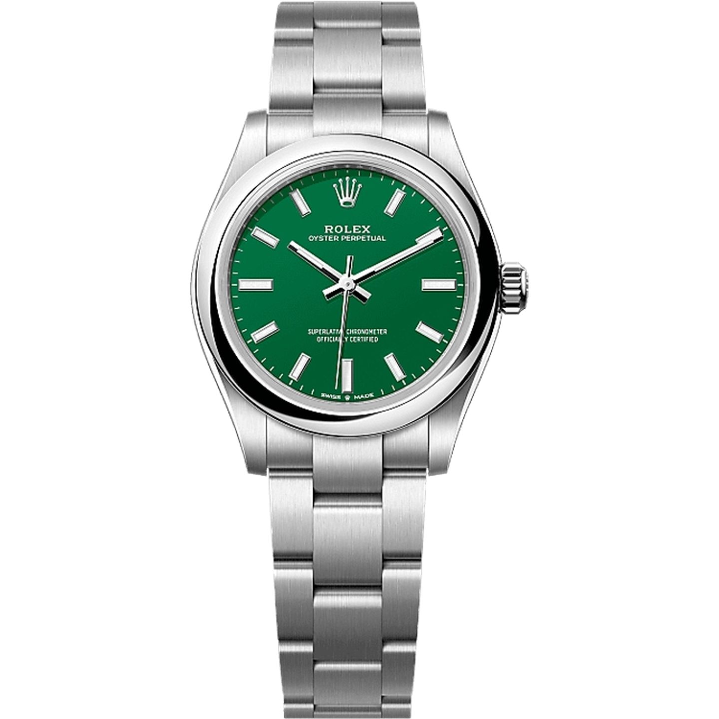 Rolex Oyster Perpetual 31 277200 (2025) - Groen wijzerplaat 31mm Staal (1/1)