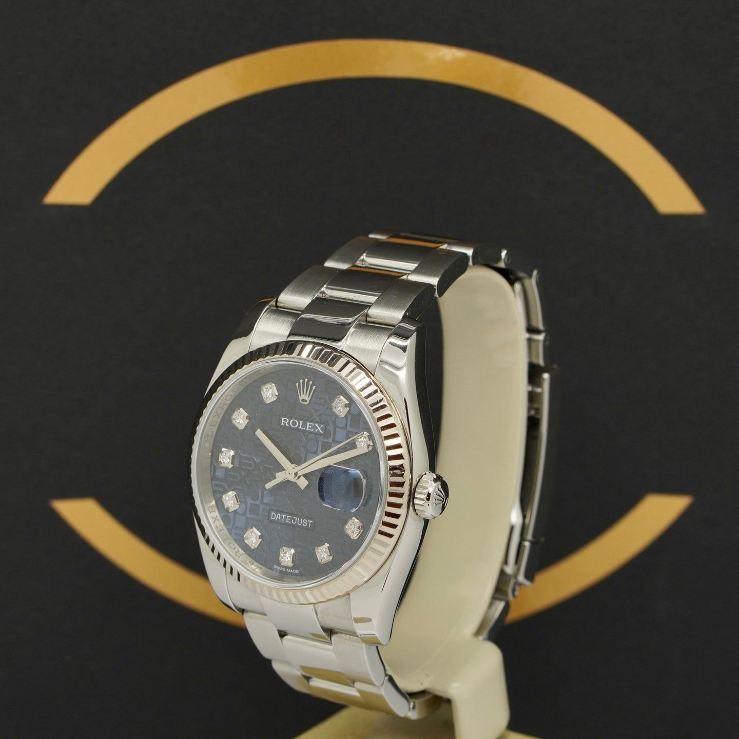 Rolex Datejust 36 116234 (2015) - Blauw wijzerplaat 36mm Staal (2/7)