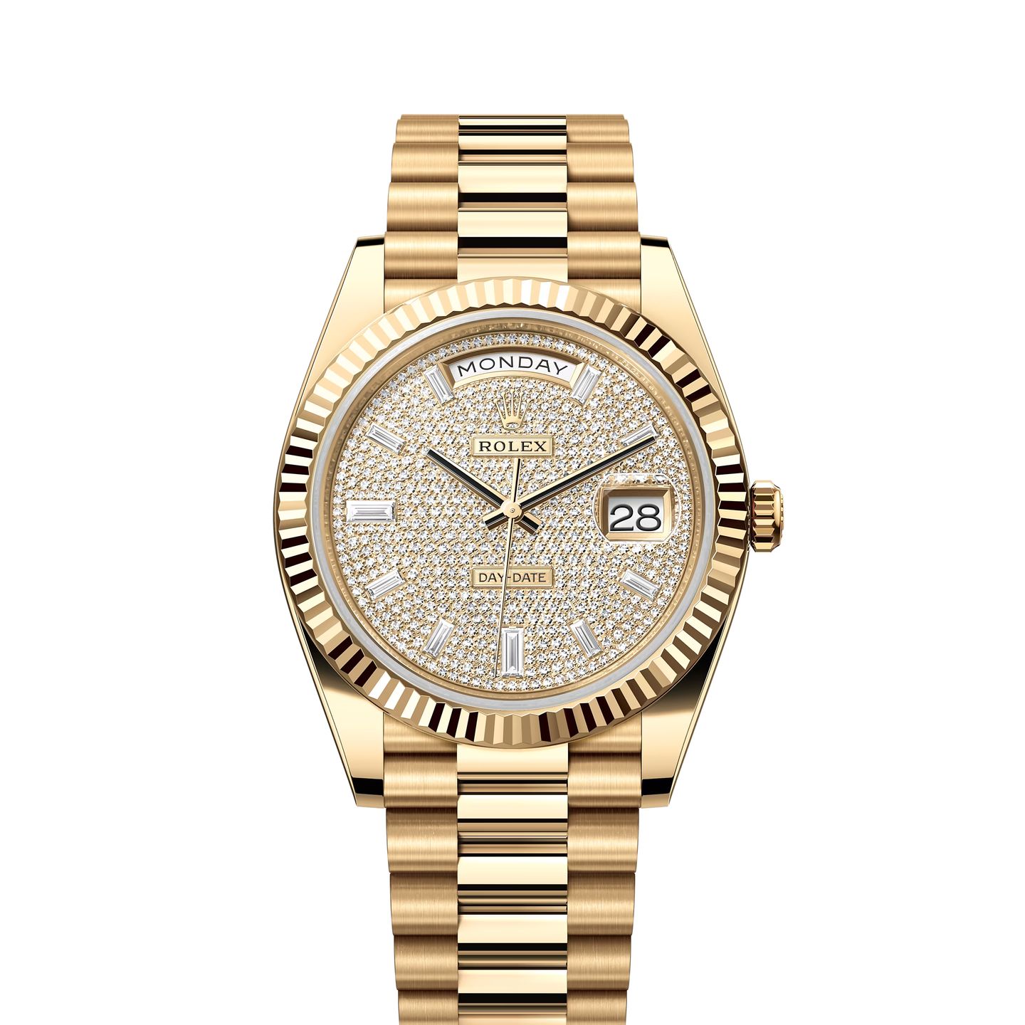 Rolex Day-Date 40 228238 (2023) - Diamant wijzerplaat 40mm Geelgoud (1/8)