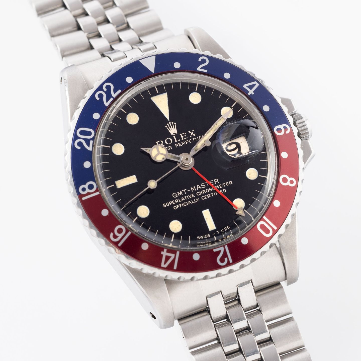 Rolex GMT-Master 1675 (1966) - Zwart wijzerplaat 40mm Staal (1/8)