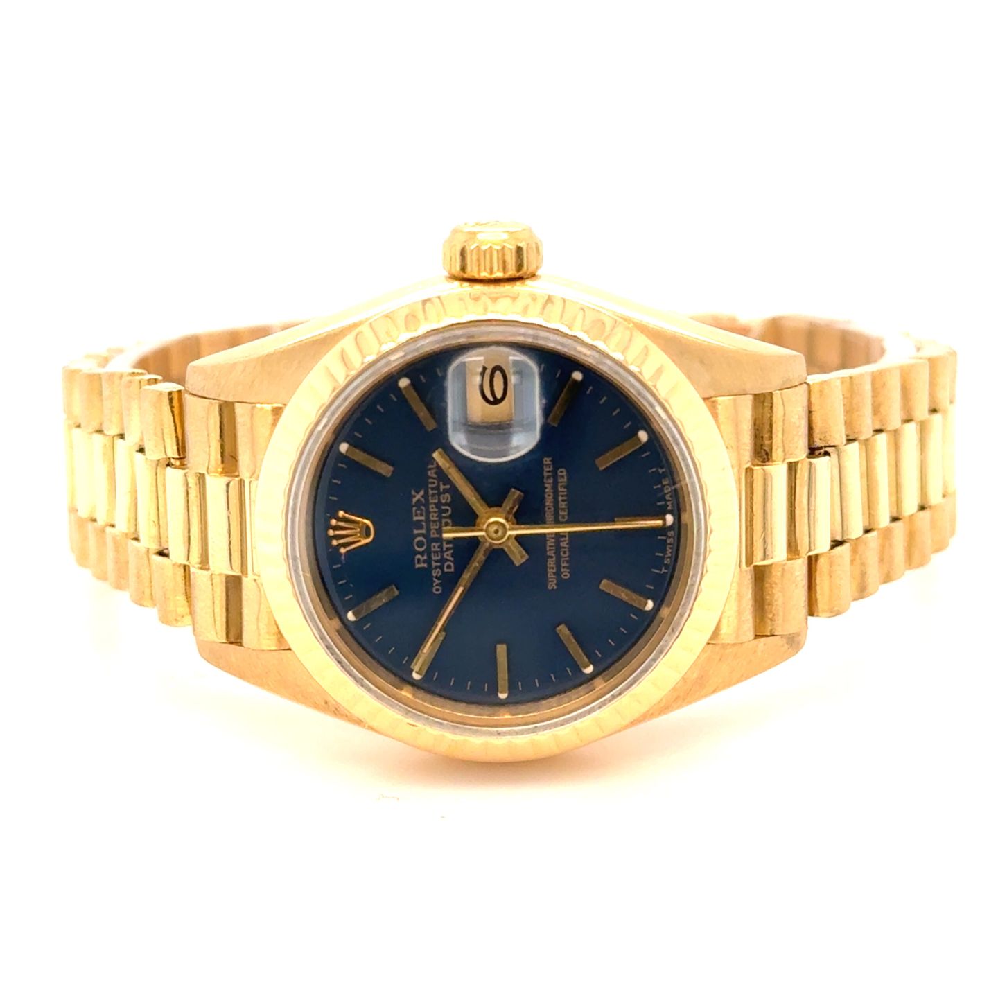 Rolex Lady-Datejust 69178 (1984) - 26 mm Yellow Gold case (1/8)