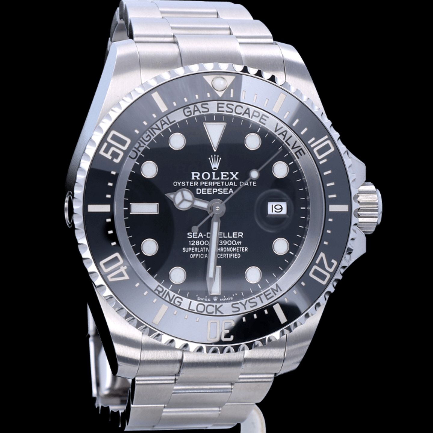 Rolex Sea-Dweller Deepsea 126660 (2022) - Black dial 44 mm Steel case (7/8)