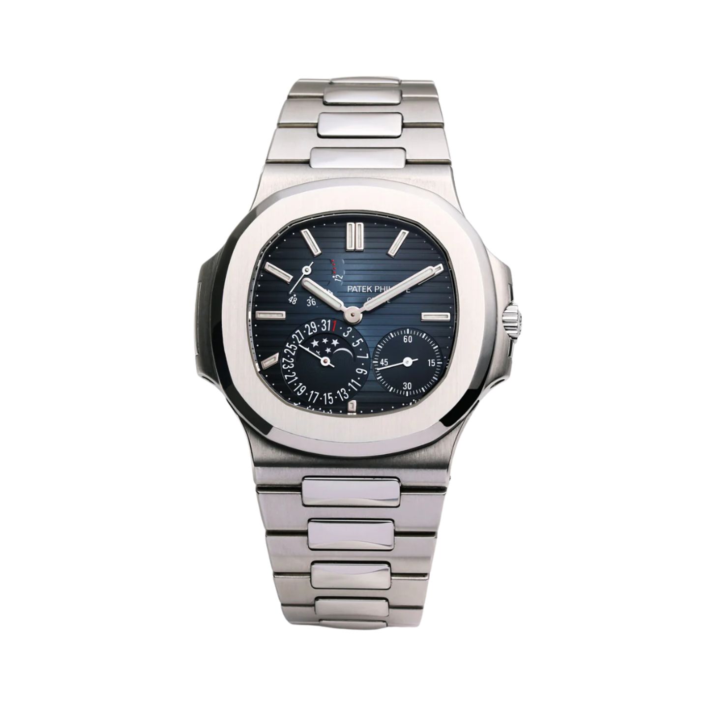 Patek Philippe Nautilus 5712/1A-001 (Onbekend (willekeurig serienummer)) - Blauw wijzerplaat 40mm Staal (1/1)
