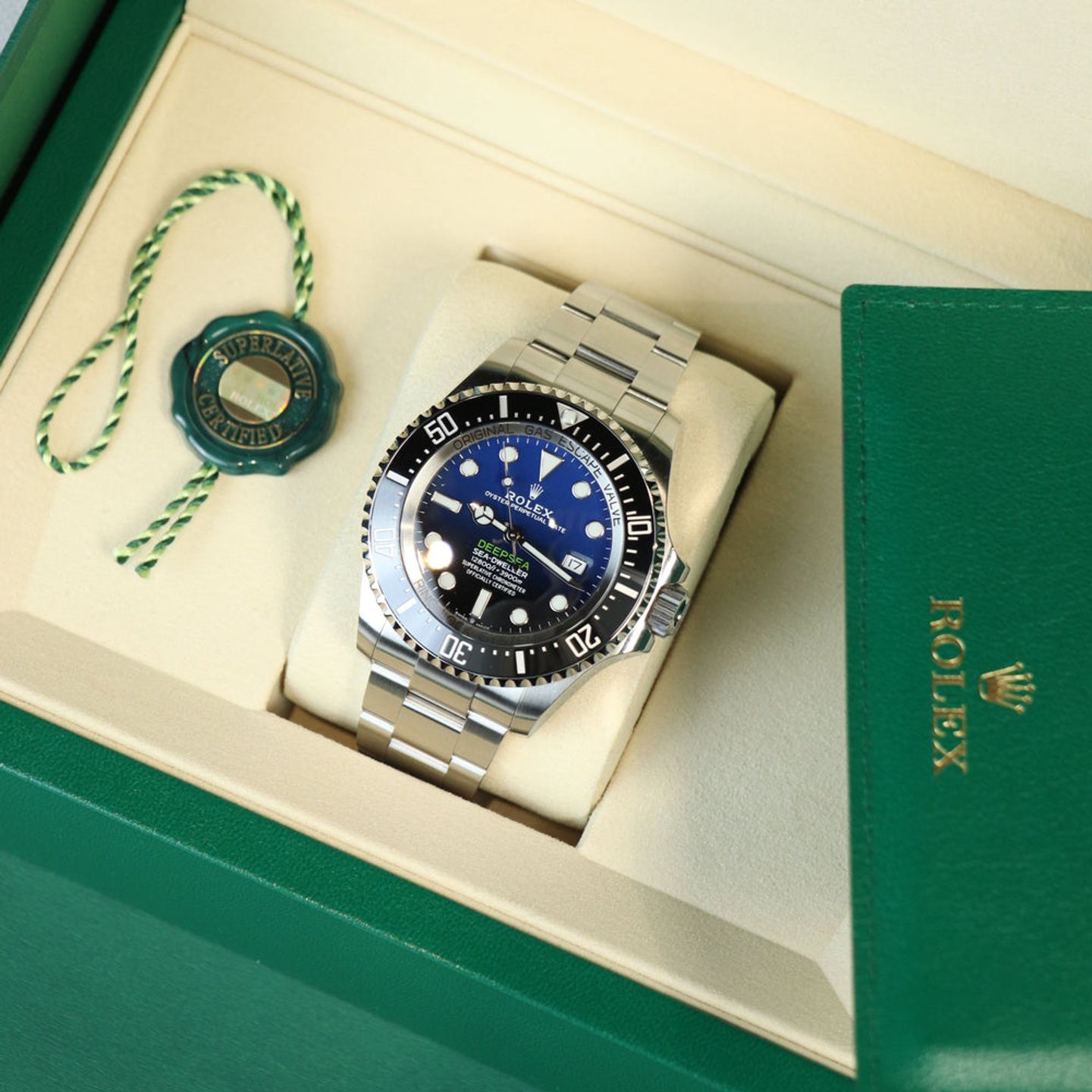 Rolex Sea-Dweller Deepsea 126660 (2022) - Blauw wijzerplaat 44mm Staal (2/3)
