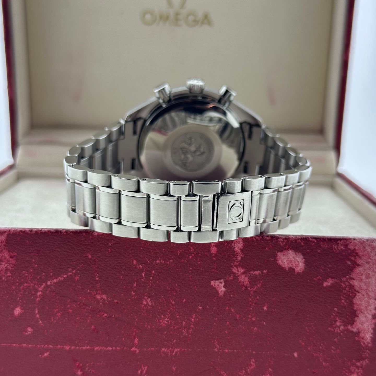 Omega Speedmaster Date 3513.51 (2001) - Zwart wijzerplaat 39mm Staal (6/8)