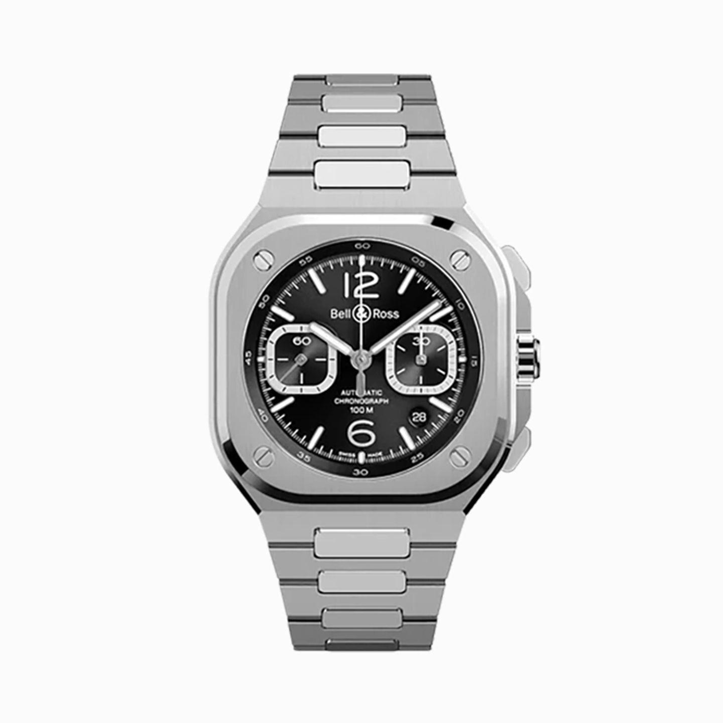Bell & Ross BR 05 BR05C-BLC-ST/SST (2025) - Zwart wijzerplaat 43mm Staal (1/1)