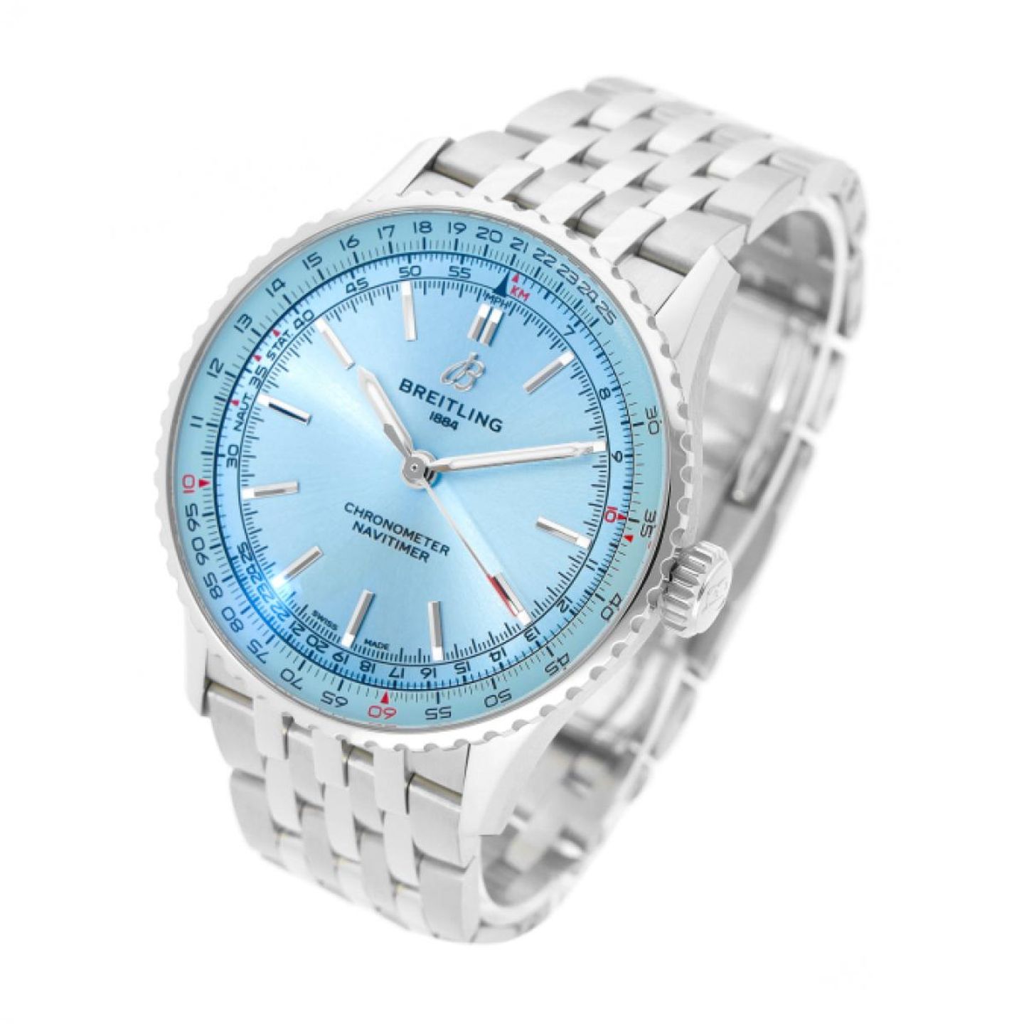 Breitling Navitimer A17329371L1A1 (2025) - Green dial 41 mm Steel case (2/5)