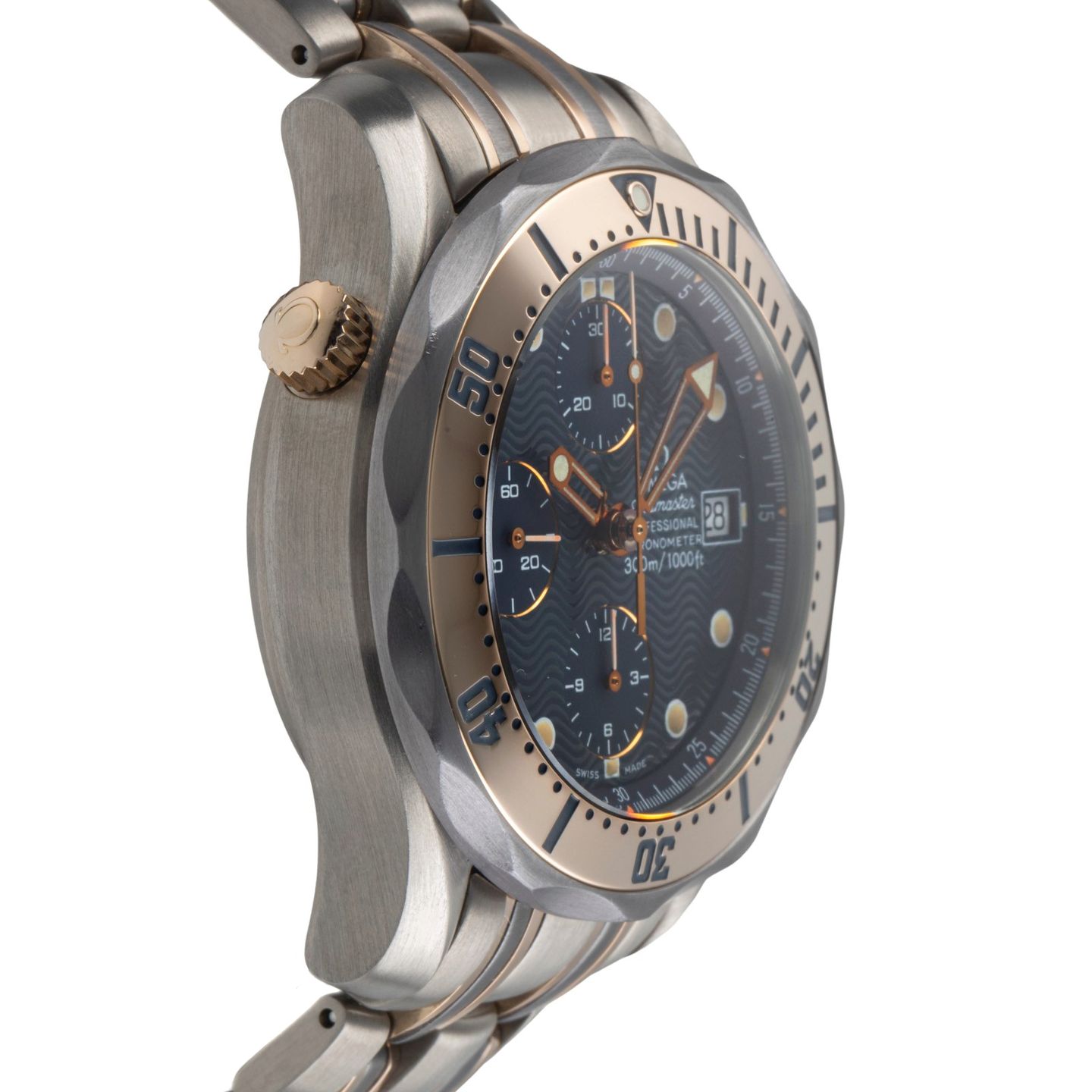 Omega Seamaster Diver 300 M 2296.80.00 (1985) - Blauw wijzerplaat 42mm Titanium (7/8)