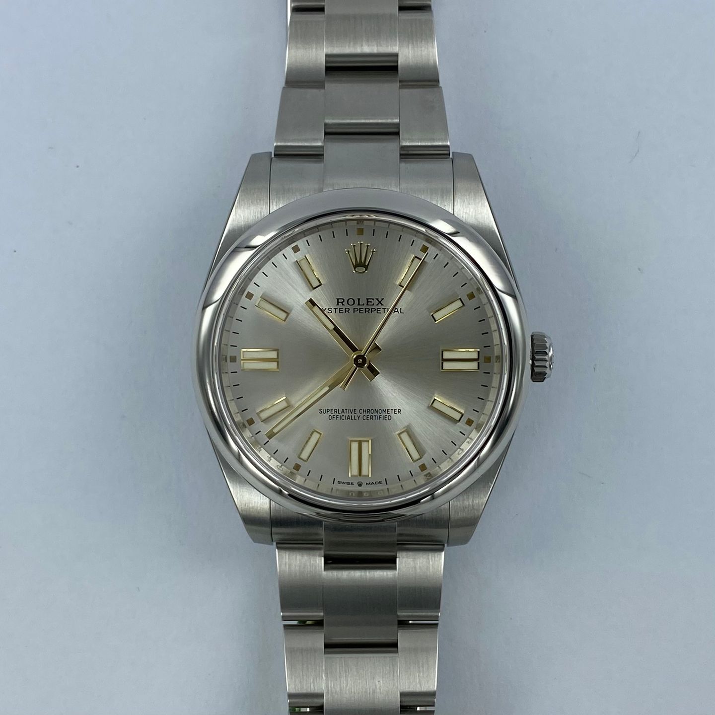 Rolex Oyster Perpetual 41 124300 (2024) - Zilver wijzerplaat 41mm Staal (5/6)