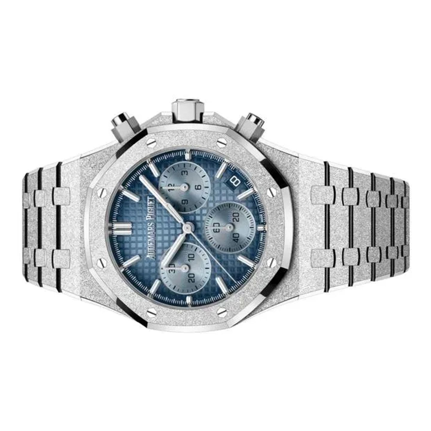 Audemars Piguet Royal Oak Chronograph 26240BC.GG.1324BC.02 (2024) - Blue dial 41 mm White Gold case (2/6)