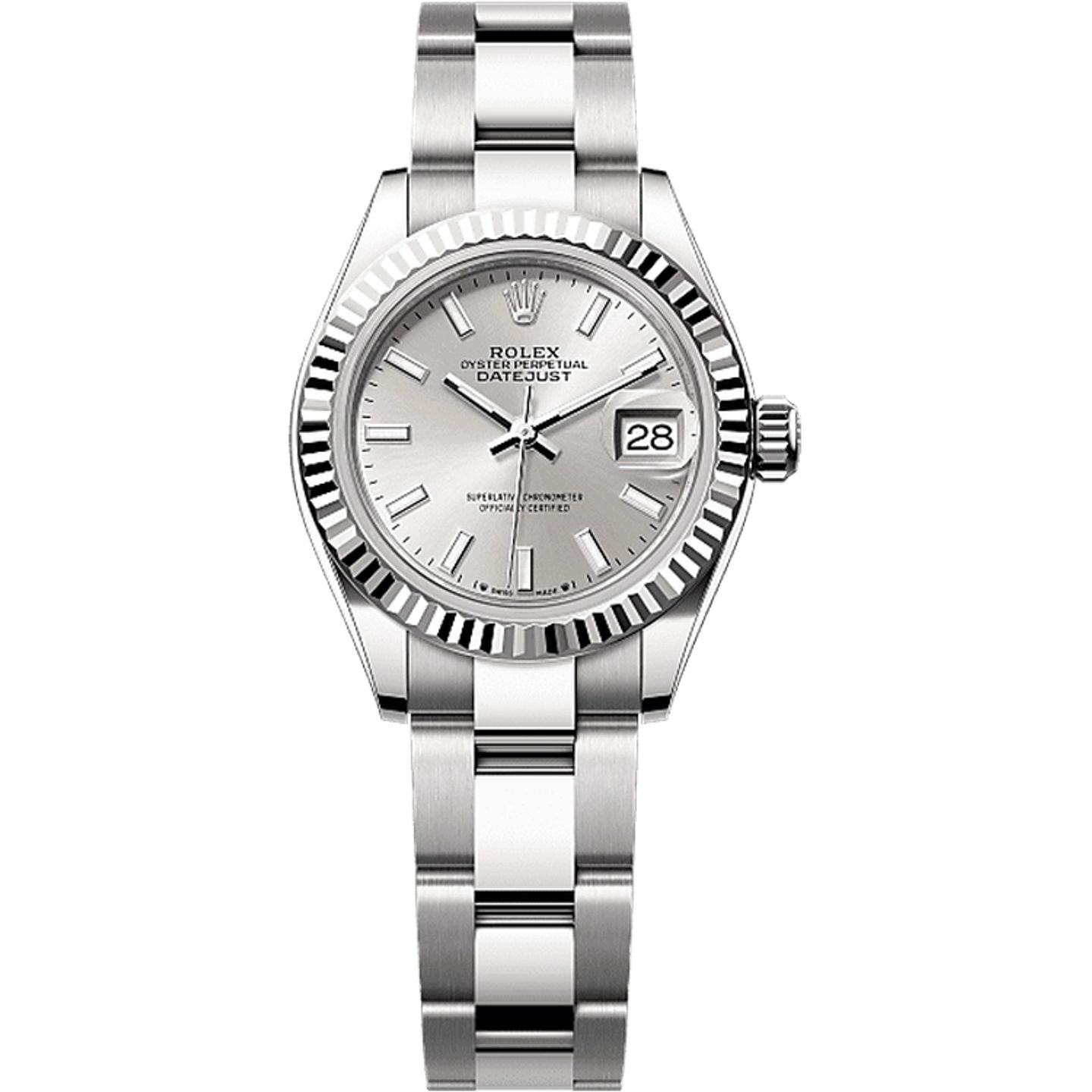 Rolex Lady-Datejust 279174 (2025) - Silver dial 28 mm Steel case (1/1)