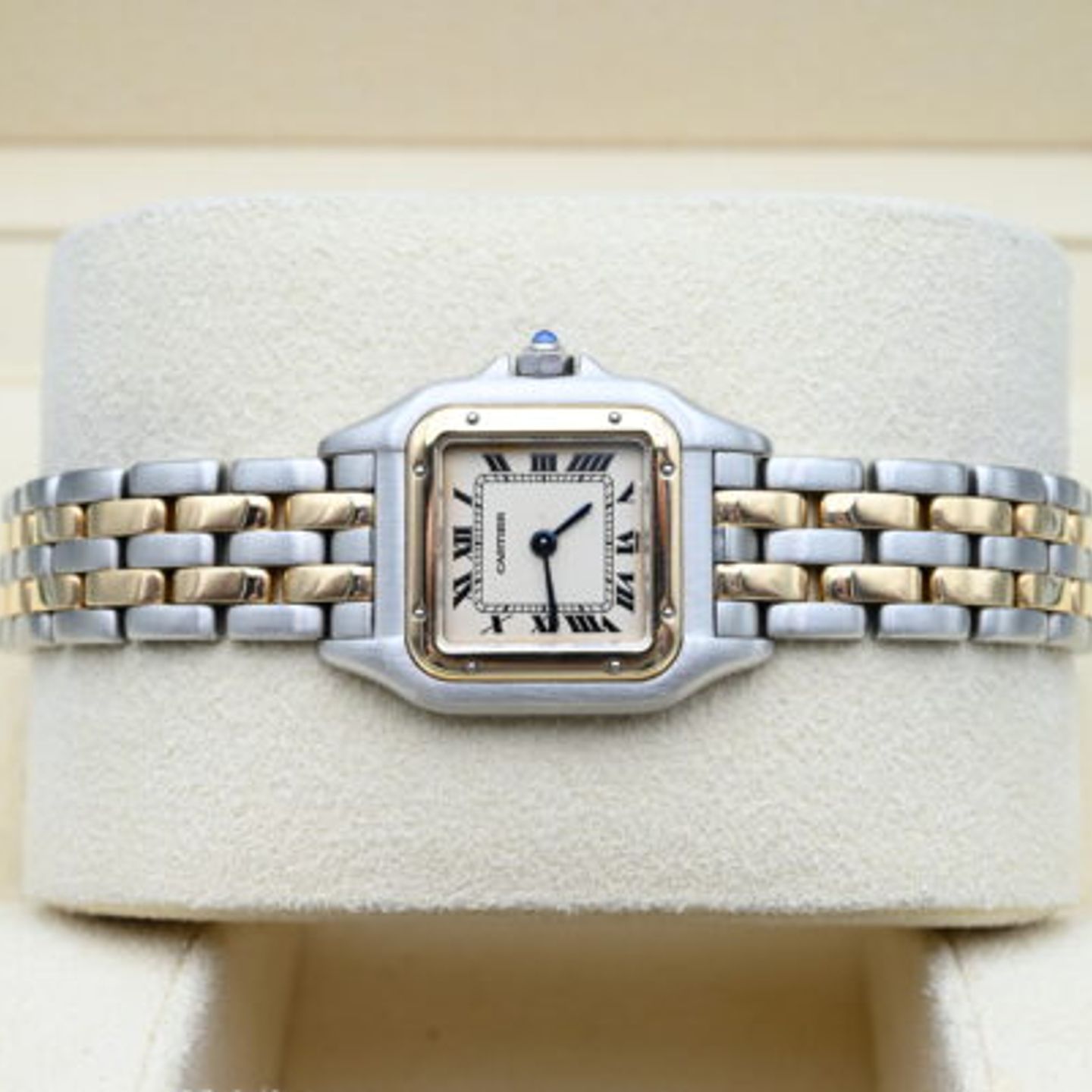 Cartier Panthère 66921 (2000) - White dial 22 mm Gold/Steel case (5/7)