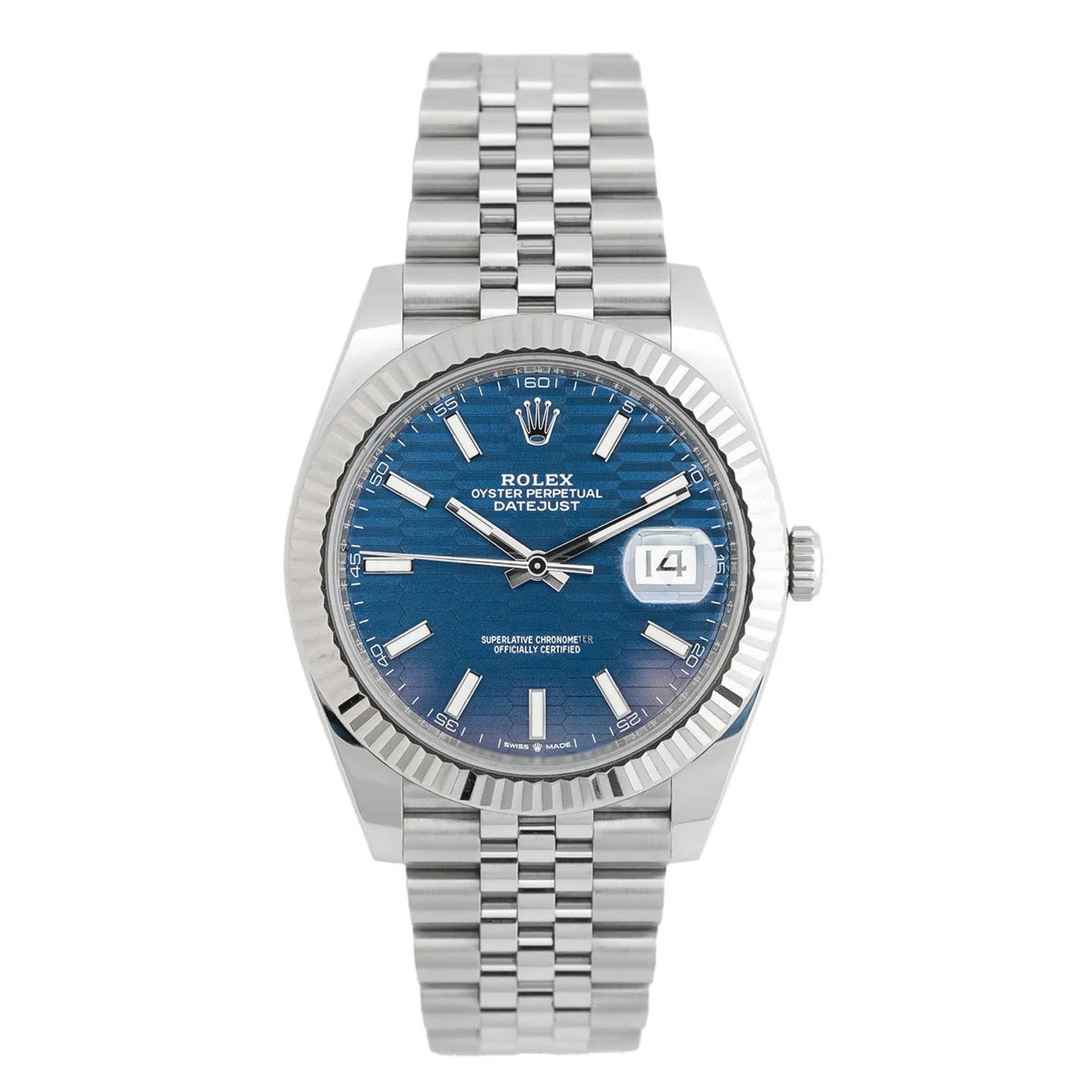 Rolex Datejust 41 126334 (2022) - Blauw wijzerplaat 41mm Staal (1/5)