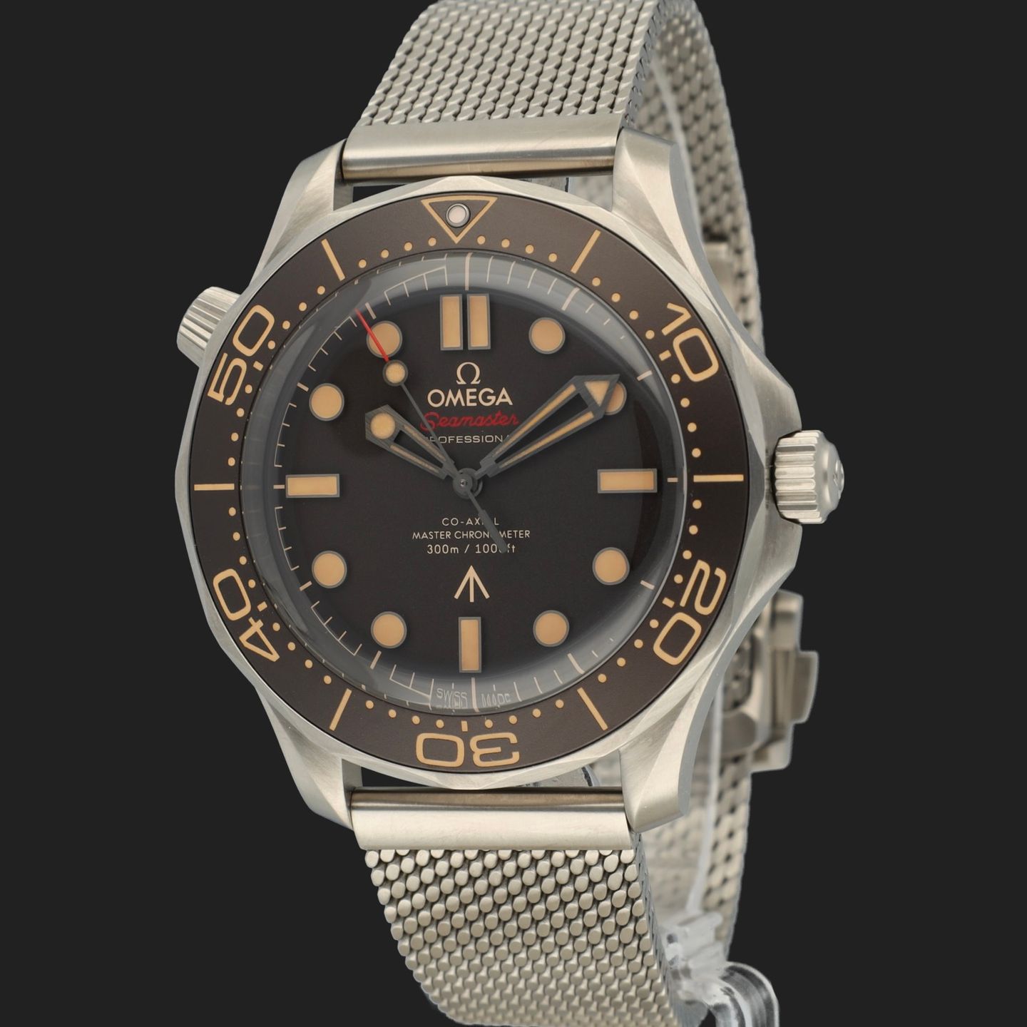 Omega Seamaster Diver 300 M 210.90.42.20.01.001 (2023) - Bruin wijzerplaat 42mm Titanium (1/8)