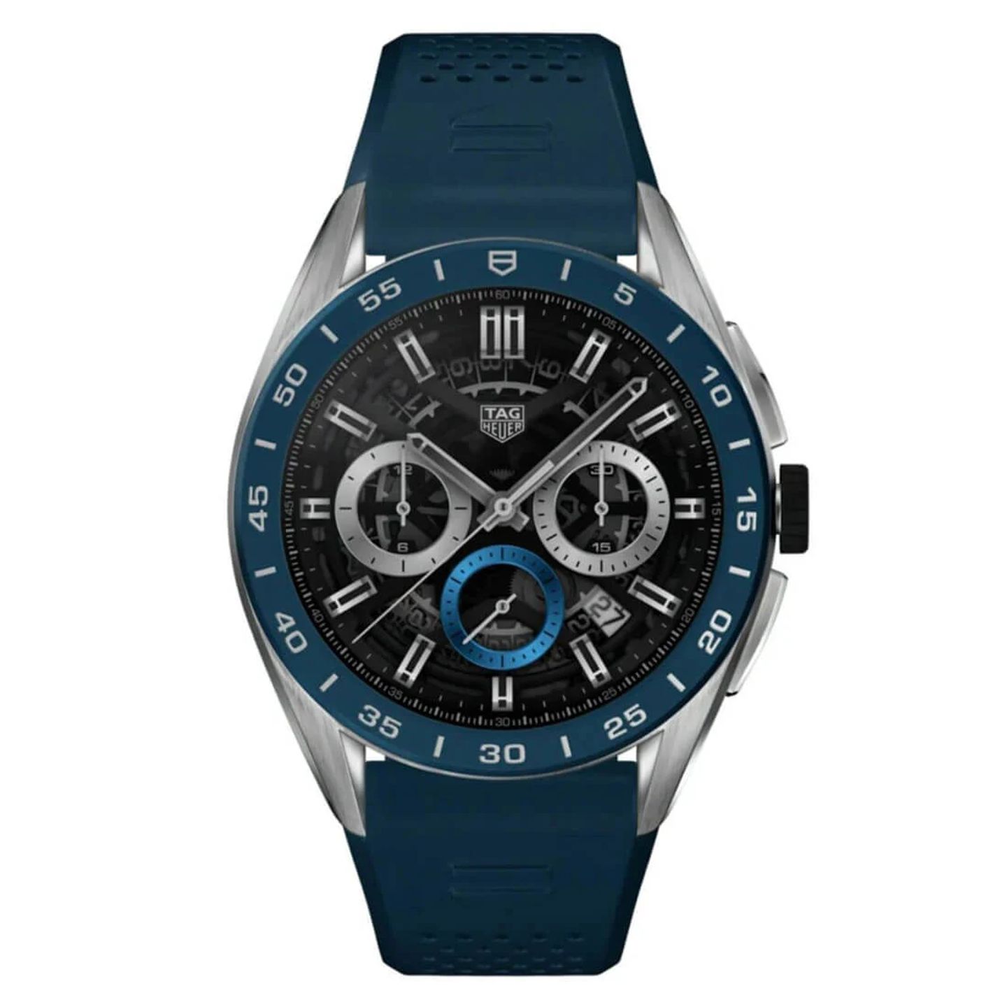 TAG Heuer Connected SBR8A11.BT6260 (2024) - Zwart wijzerplaat 45mm Staal (3/3)