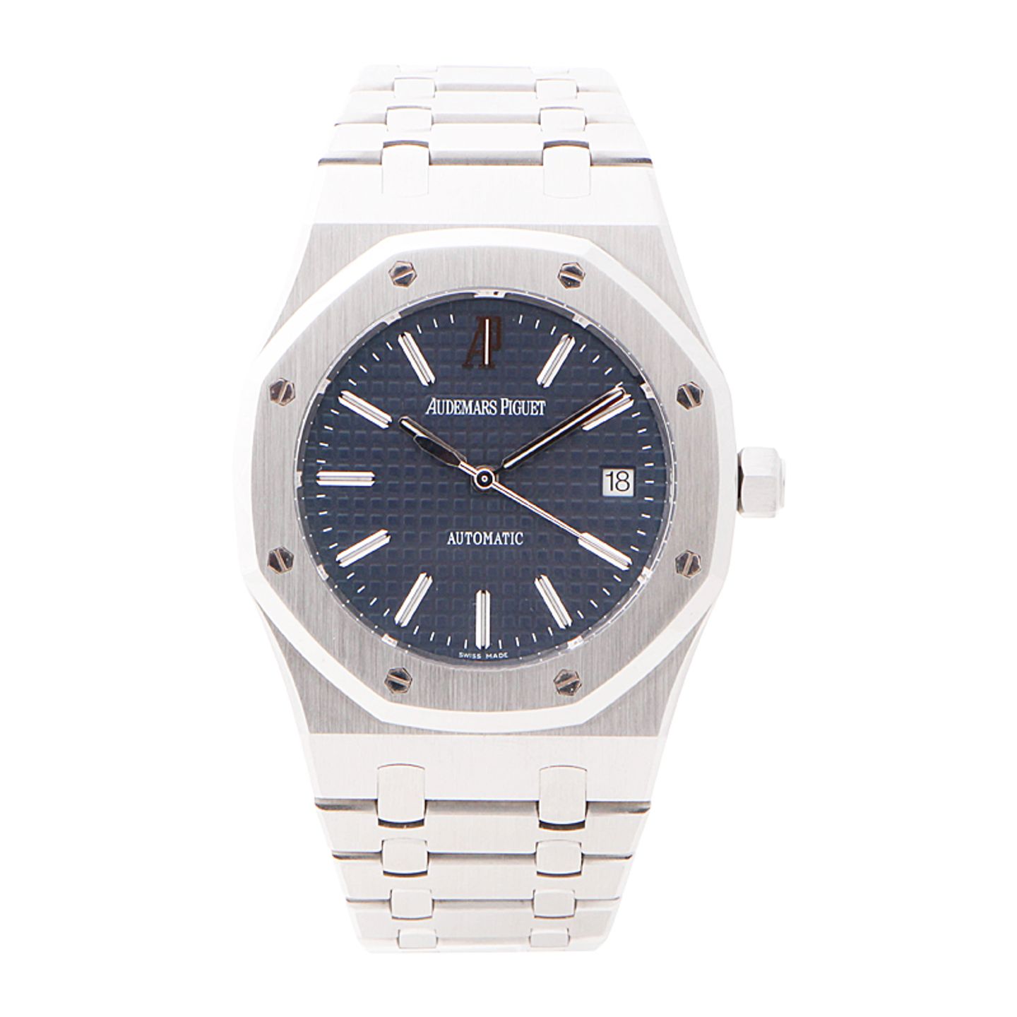 Audemars Piguet Royal Oak Selfwinding 15300st.OO.1220ST.02 (2012) - Blauw wijzerplaat 39mm Staal (1/4)