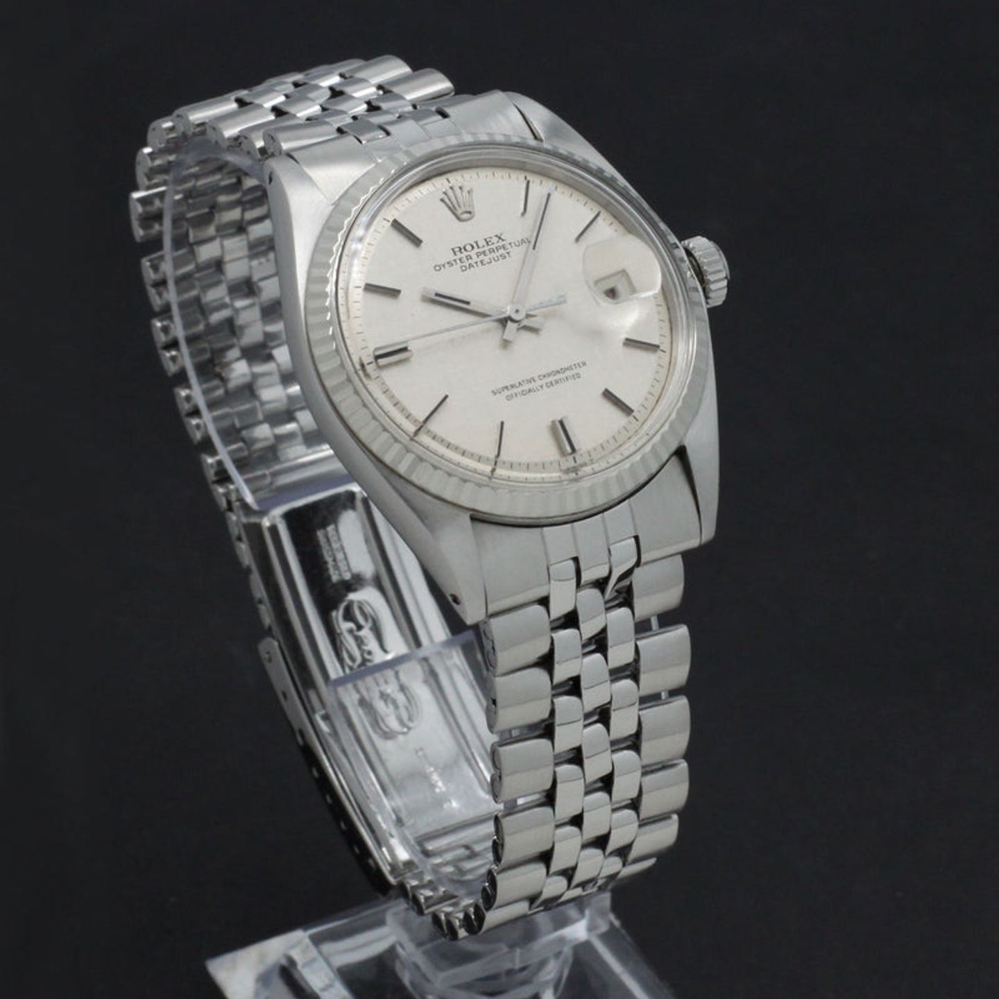 Rolex Datejust 1601 (1969) - Zilver wijzerplaat 36mm Staal (3/6)