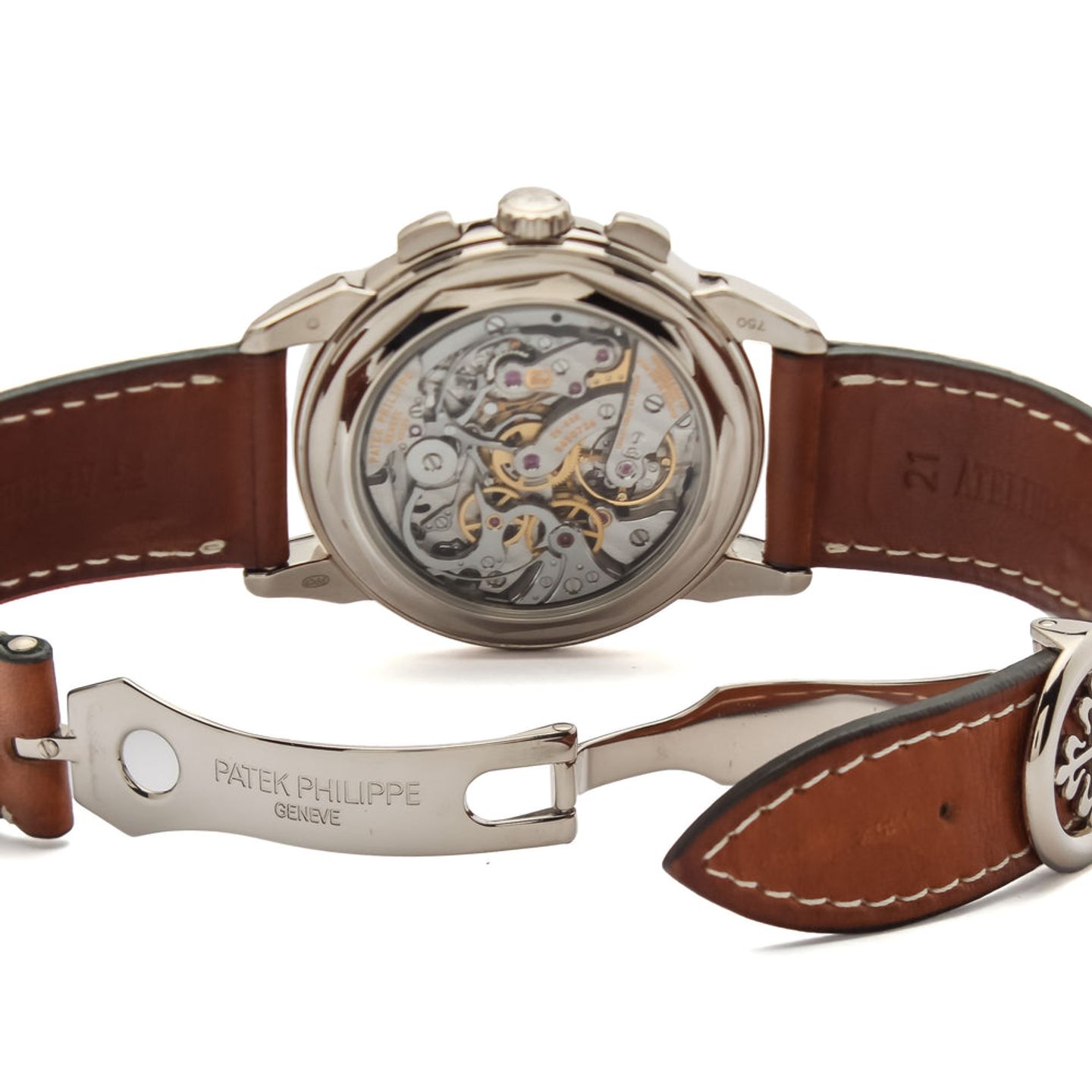 Patek Philippe Perpetual Calendar Chronograph 5270G-001 (2012) - Silver dial 41 mm White Gold case (10/12)