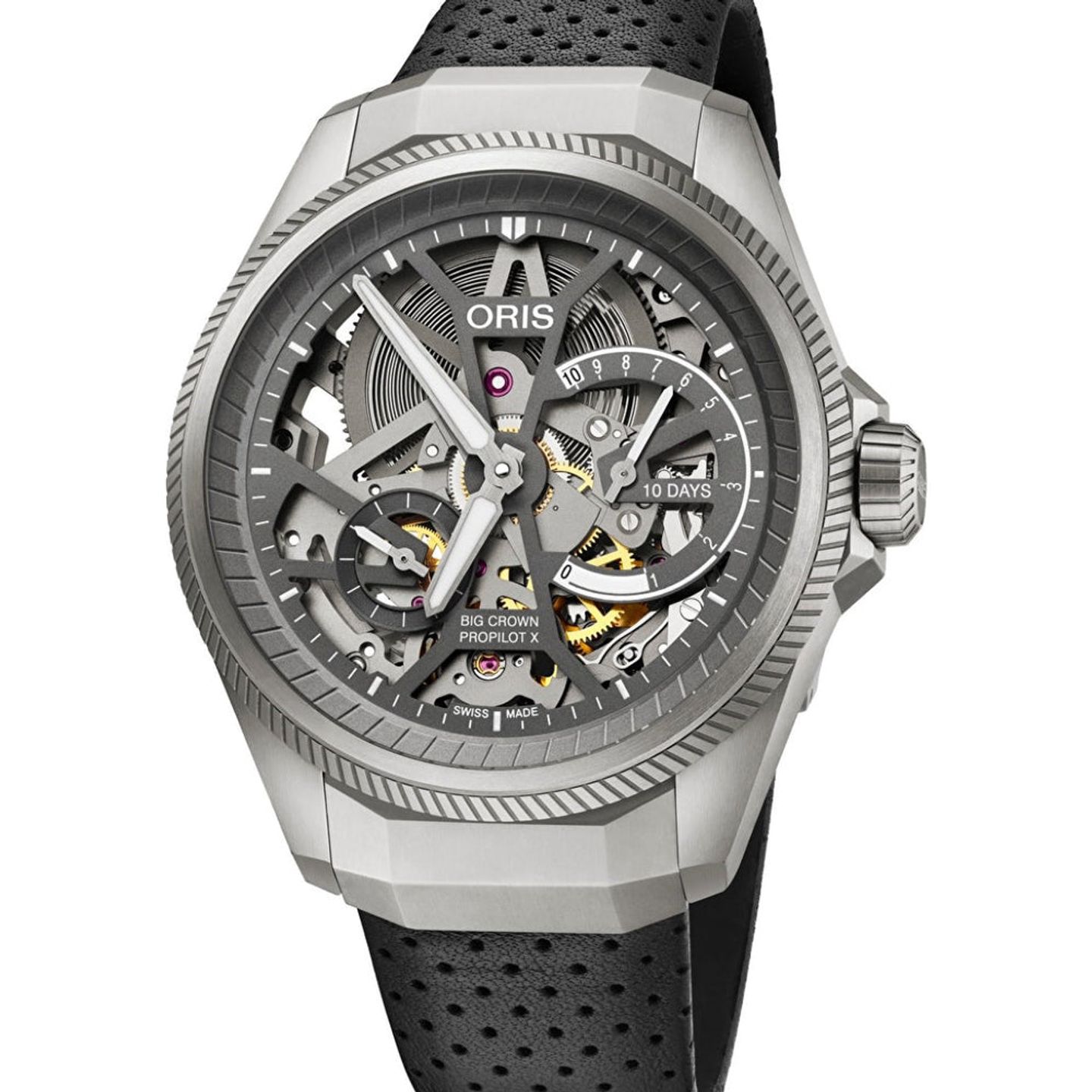 Oris Big Crown ProPilot 01 115 7759 7153-Set5 22 04TLC (2025) - Transparant wijzerplaat 44mm Titanium (1/1)