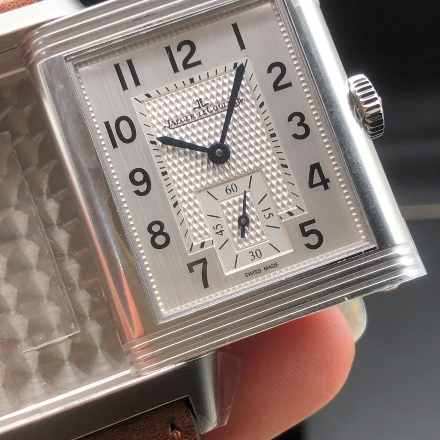 Jaeger-LeCoultre Reverso Classic Small Q3858522 (2024) - Silver dial 45 mm Steel case (7/8)