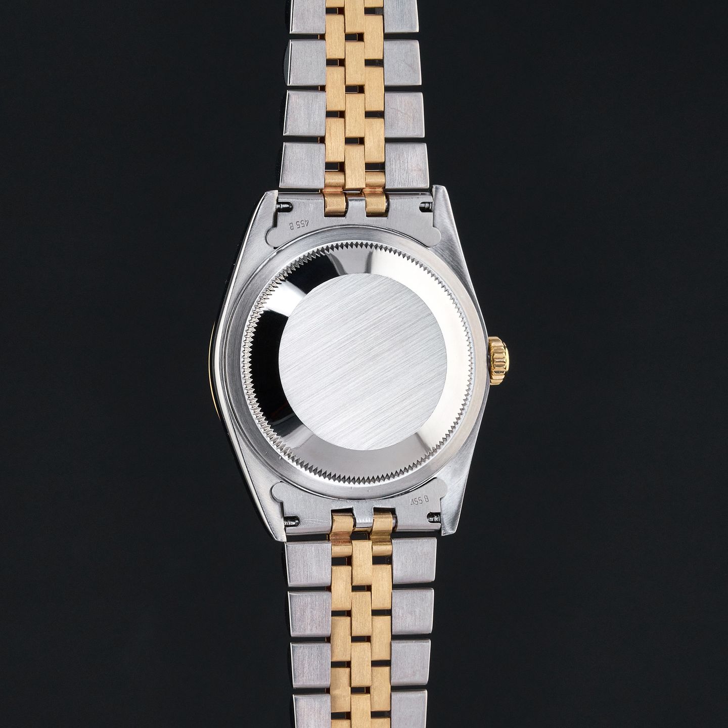 Rolex Datejust 36 16233 (1995) - Black dial 36 mm Gold/Steel case (8/8)