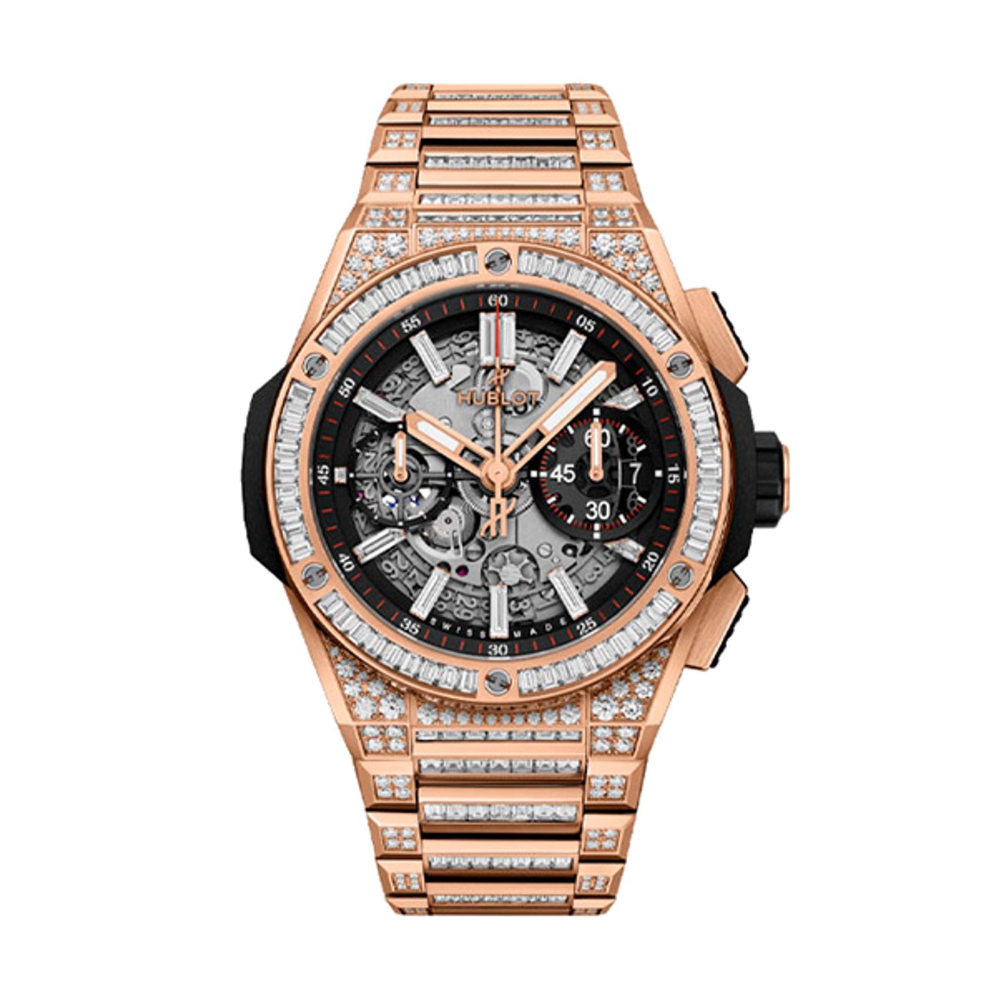 Hublot Big Bang 451.OX.1180.OX.9804 (2026) - Transparent dial 42 mm Rose Gold case (1/1)
