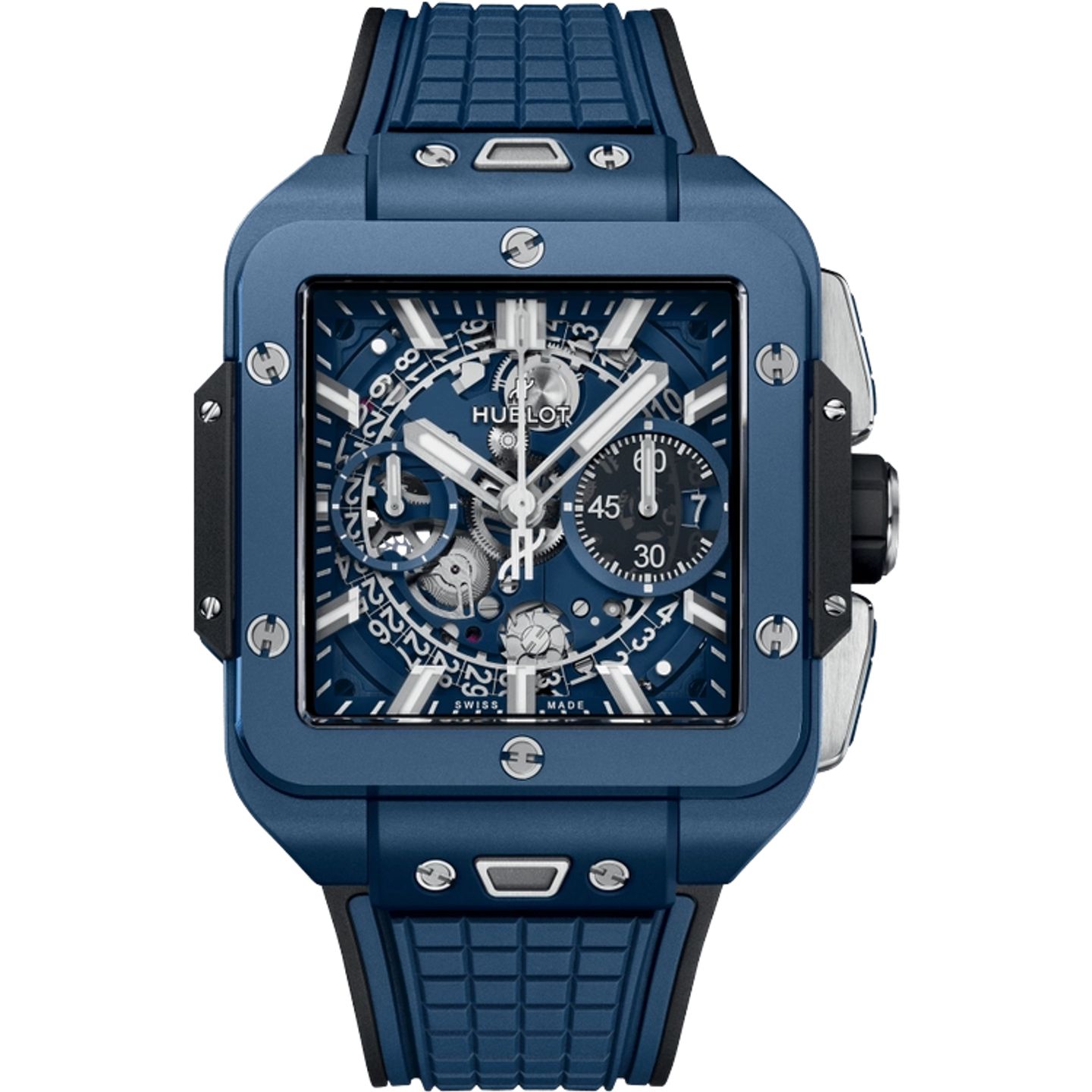 Hublot Square Bang 821.EX.5170.RX (2025) - Transparent dial 42 mm Ceramic case (1/1)