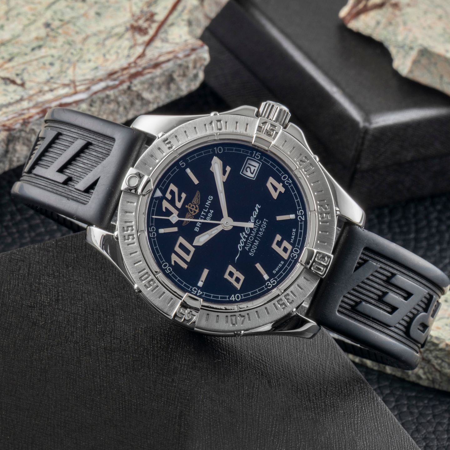 Breitling Colt Automatic A17350 (Unknown (random serial)) - 38 mm Steel case (2/8)