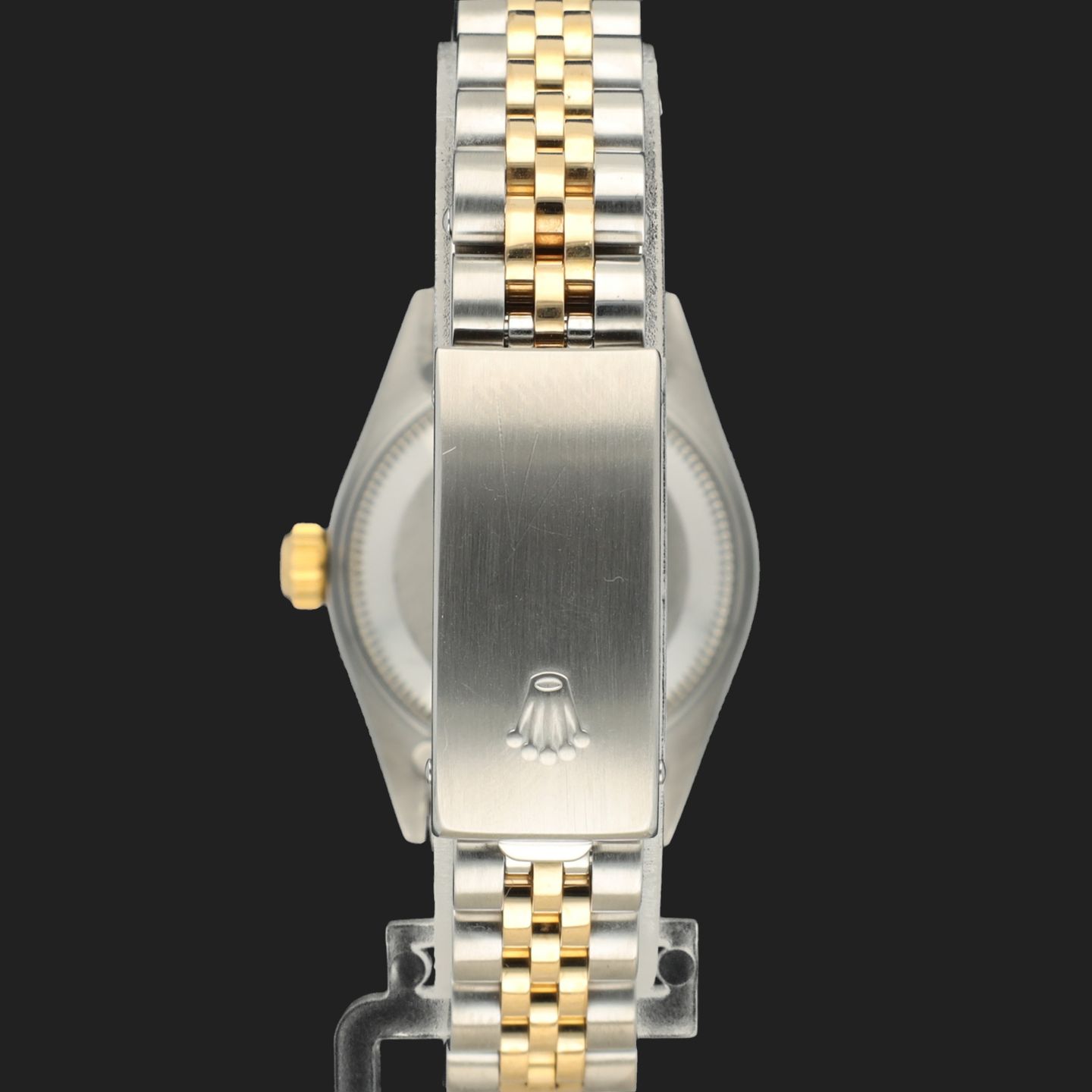 Rolex Lady-Datejust 79173 (2001) - Champagne dial 26 mm Gold/Steel case (6/8)