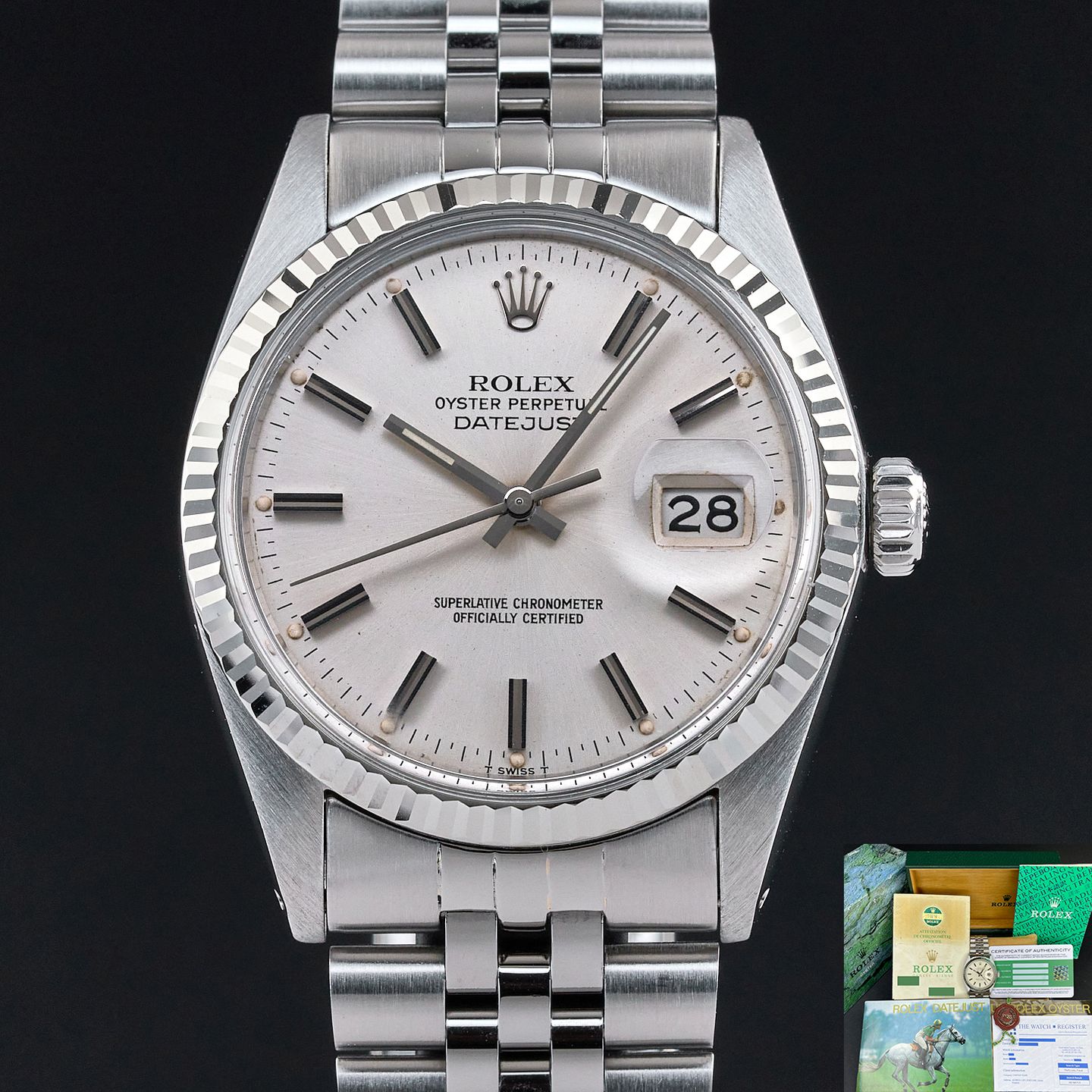 Rolex Datejust 36 16014 (1979) - 36mm Staal (1/8)