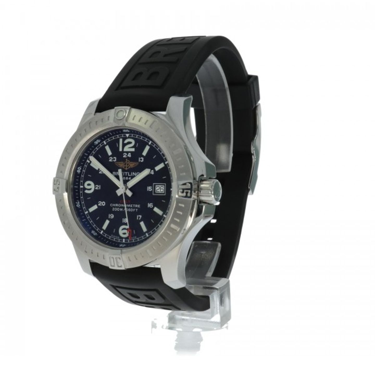 Breitling Colt Quartz A7438811 (2018) - Zwart wijzerplaat 44mm Staal (2/5)