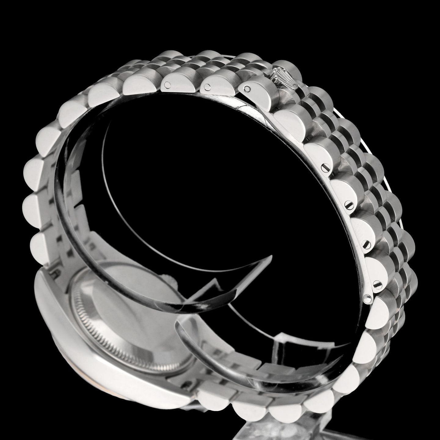 Rolex Lady-Datejust 179174 (2006) - Zilver wijzerplaat 26mm Staal (8/8)