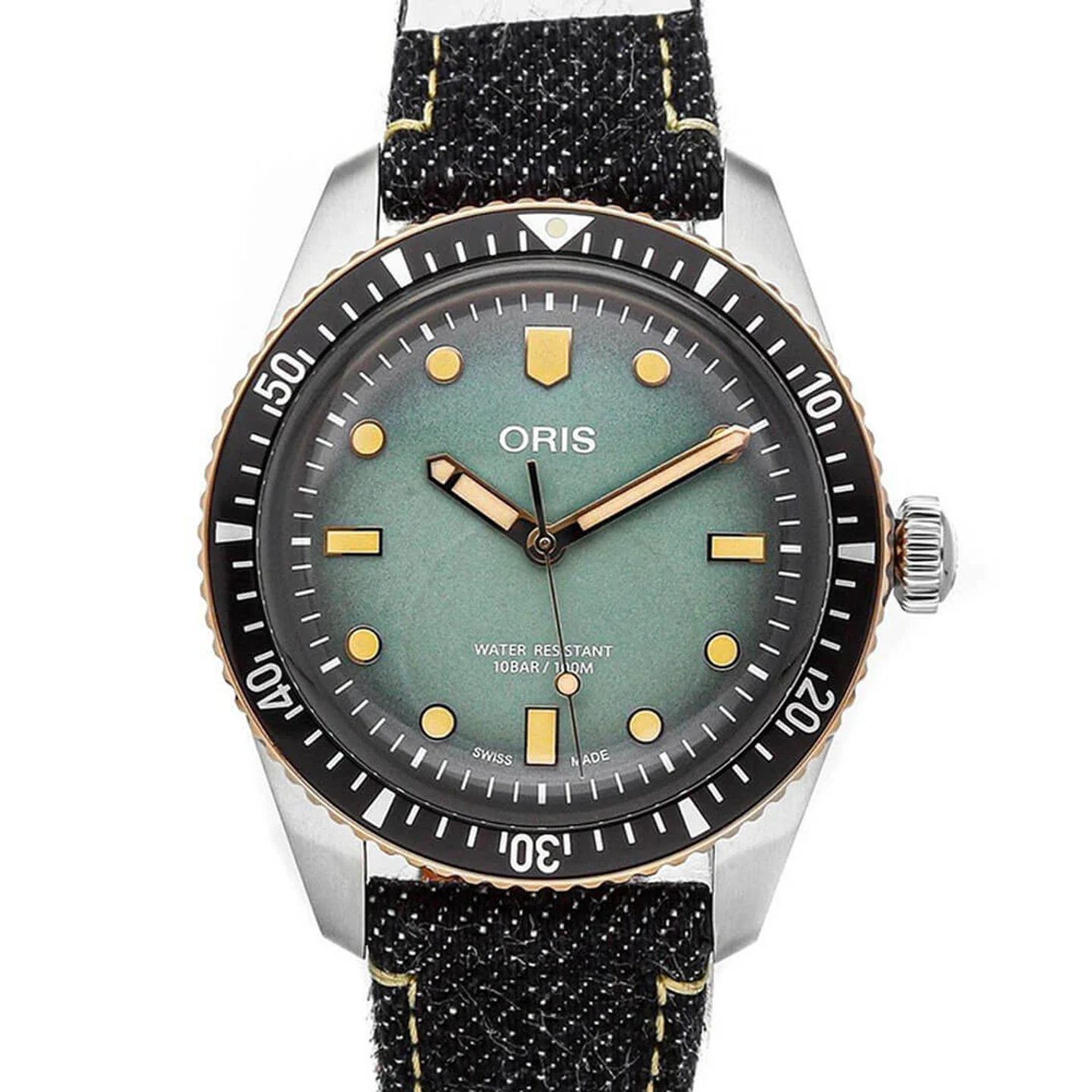 Oris Divers Sixty Five 01 733 7707 4337-Set (2023) - Green dial 40 mm Steel case (1/3)