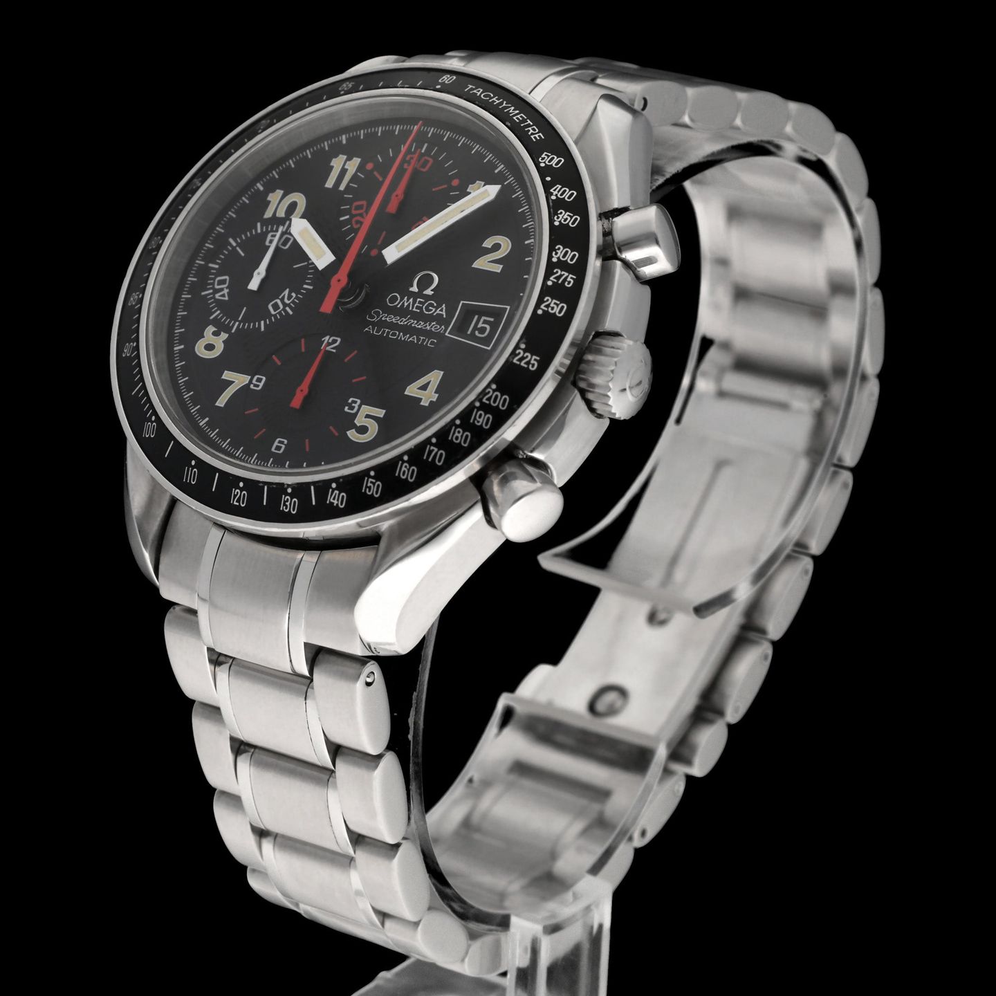 Omega Speedmaster 3513.53.00 (1995) - Black dial 39 mm Steel case (5/8)