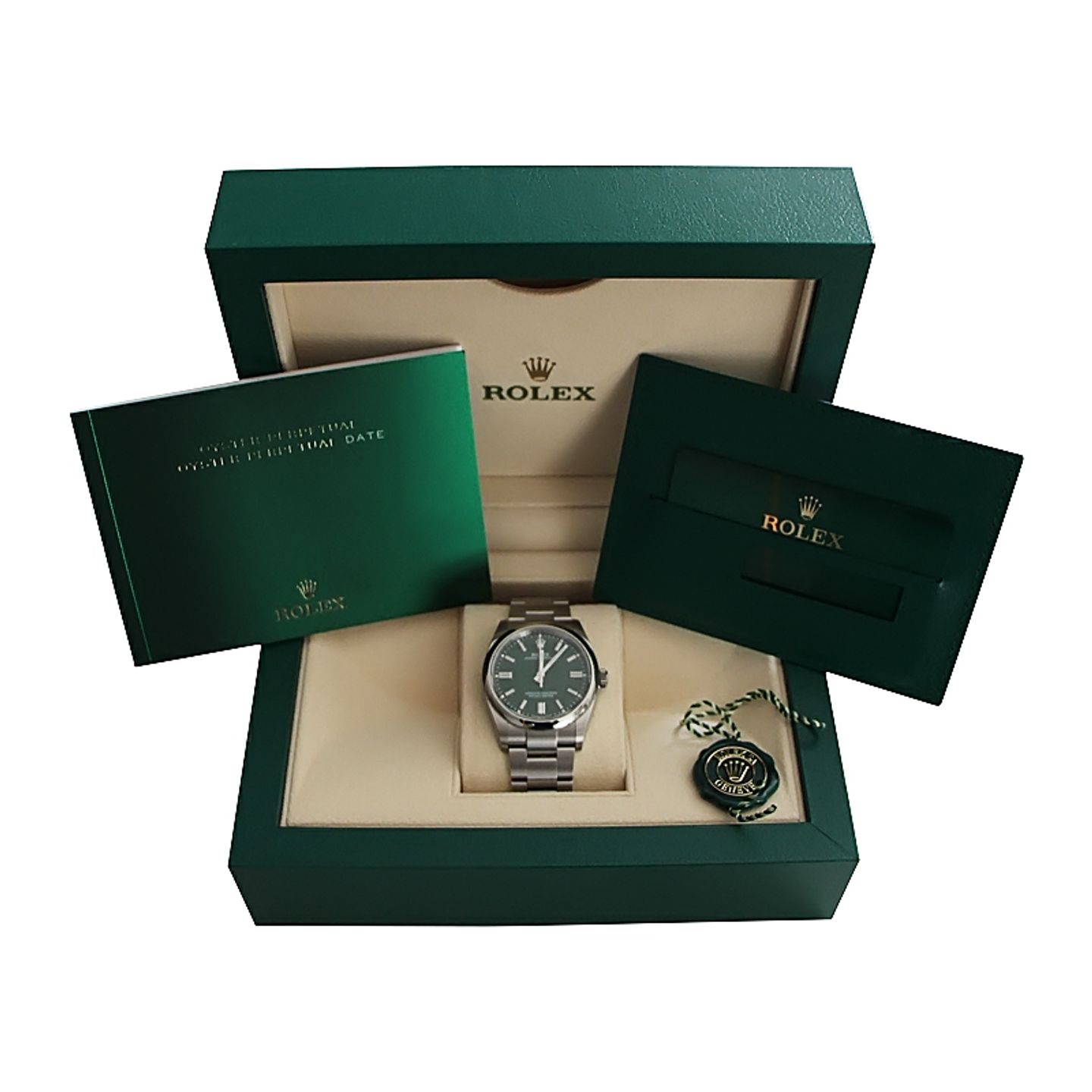 Rolex Oyster Perpetual 36 126000 (2024) - Groen wijzerplaat 36mm Staal (4/4)