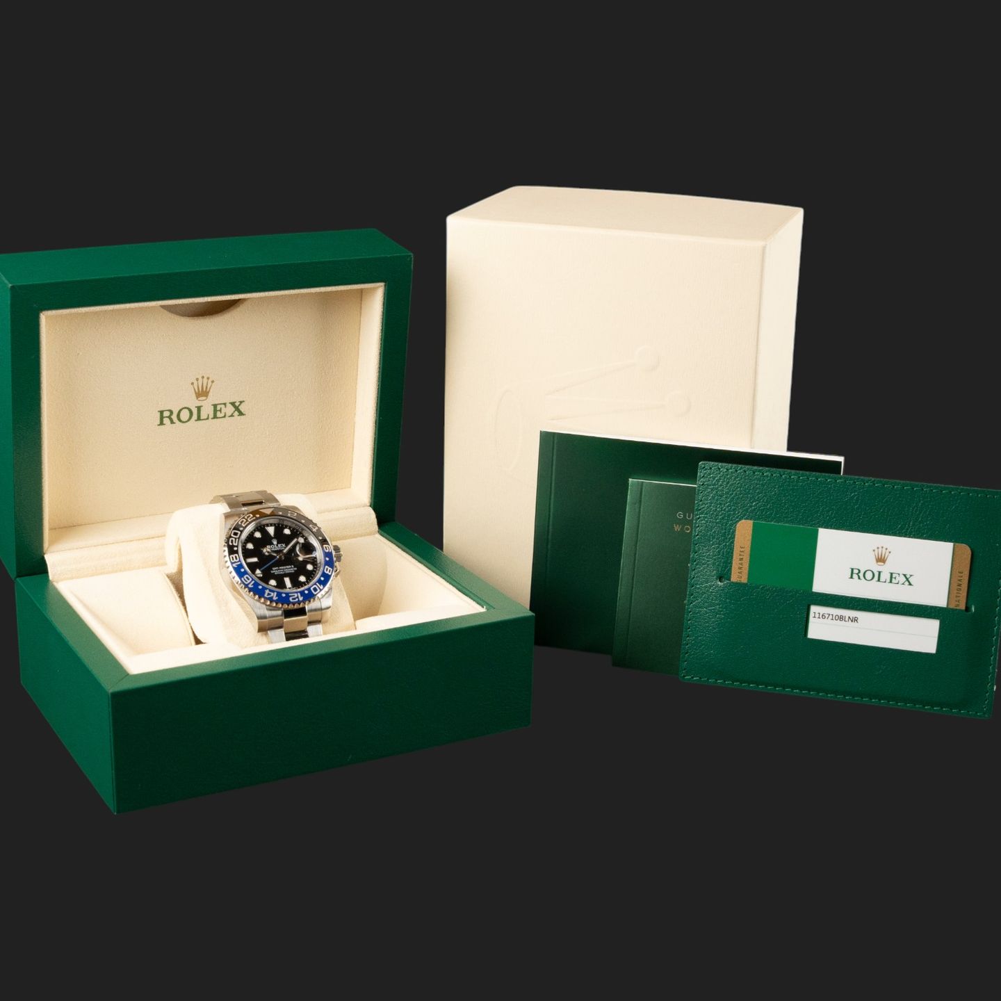 Rolex GMT-Master II 116710BLNR (2016) - Zwart wijzerplaat 40mm Staal (8/8)